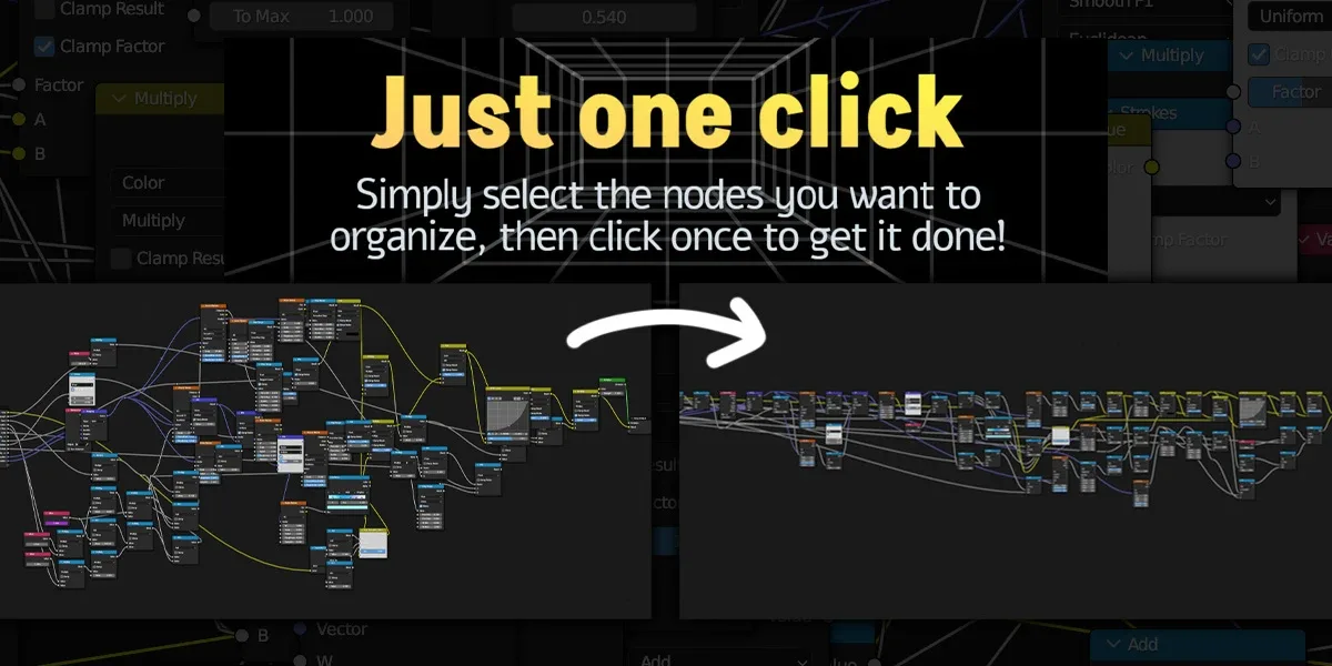 Node Organizer - Blender Automatic Node Organization