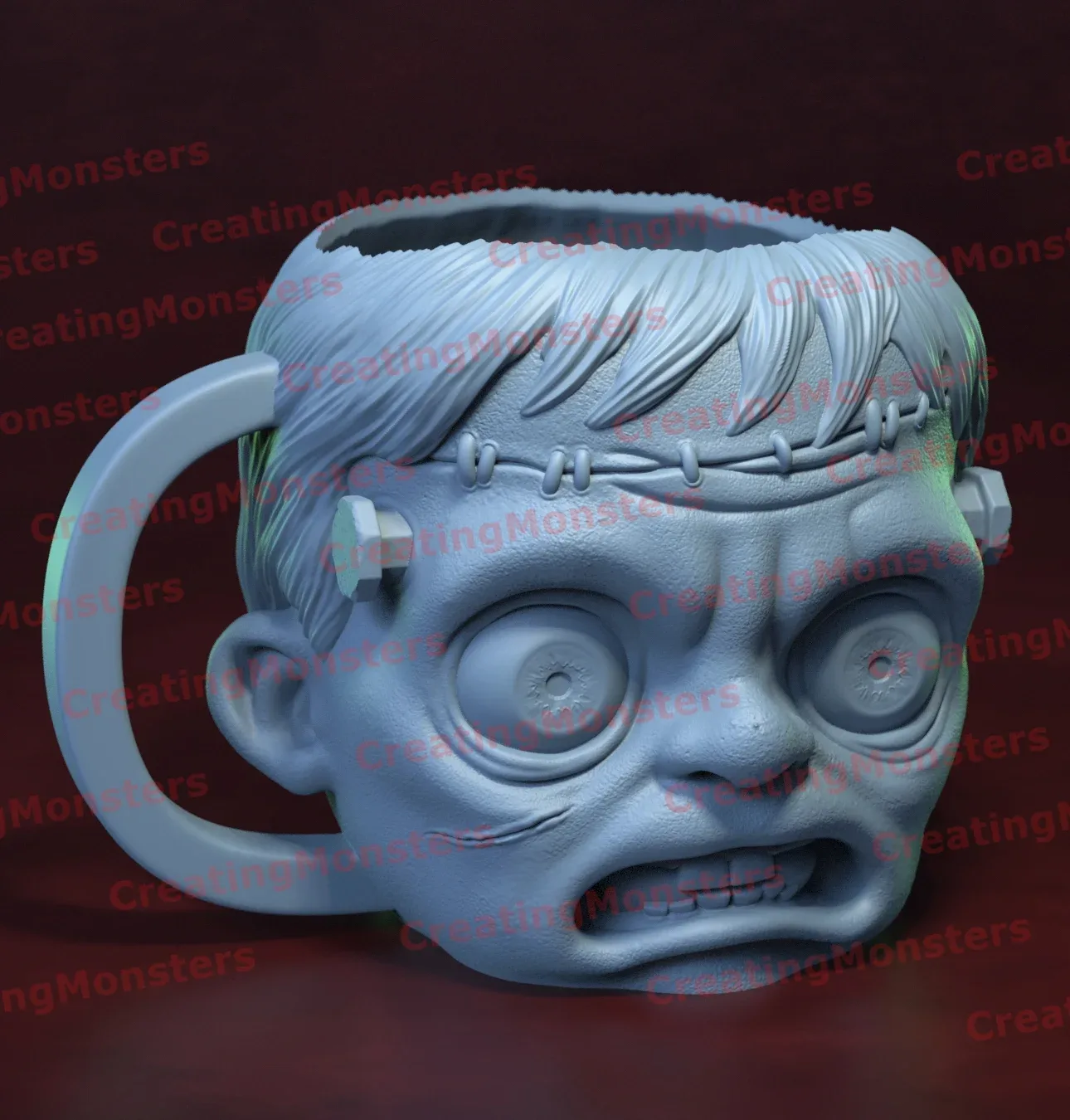 FRANKENSTEIN MUG STL