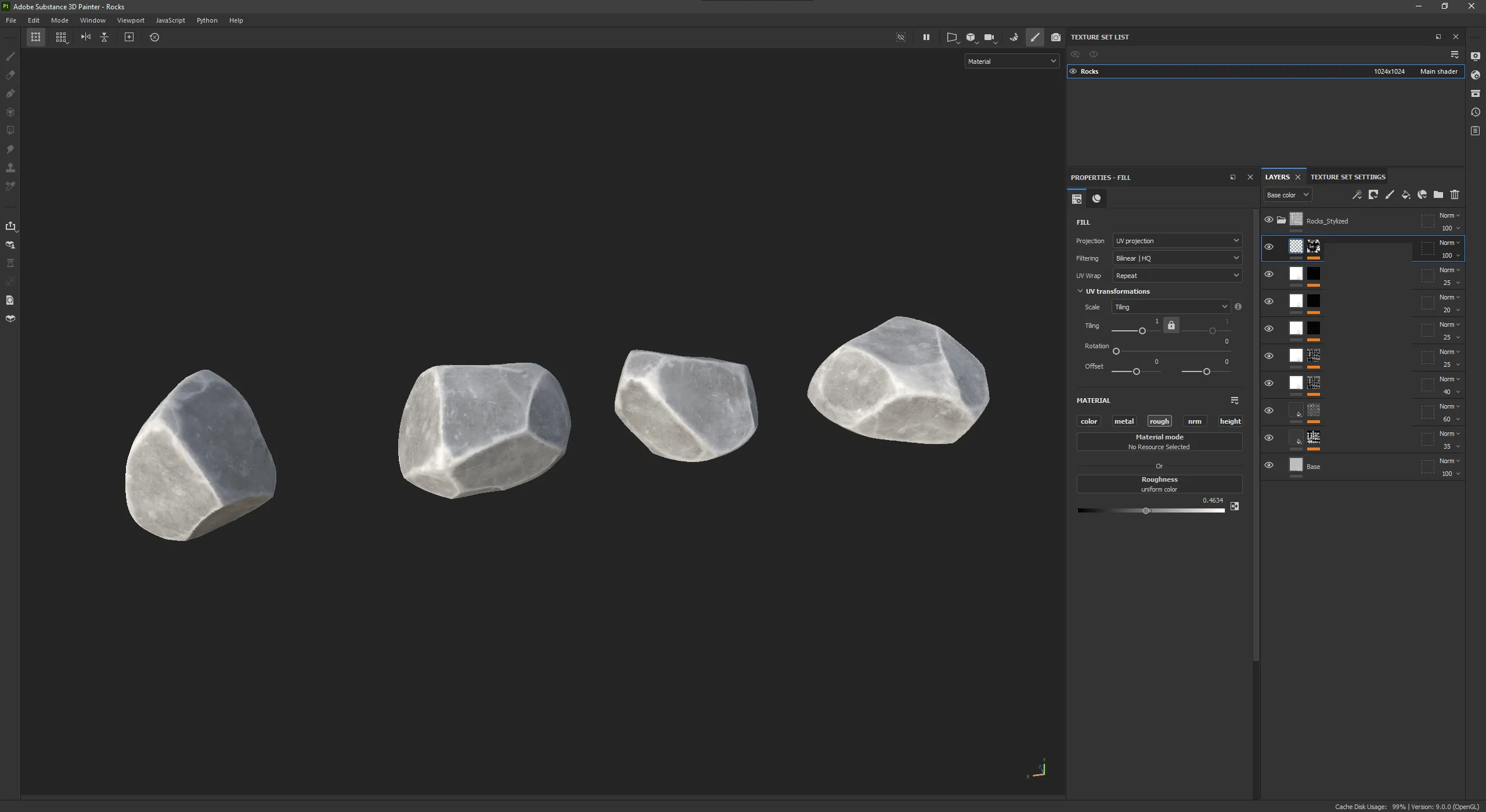 Creating 3D Stylized Rocks