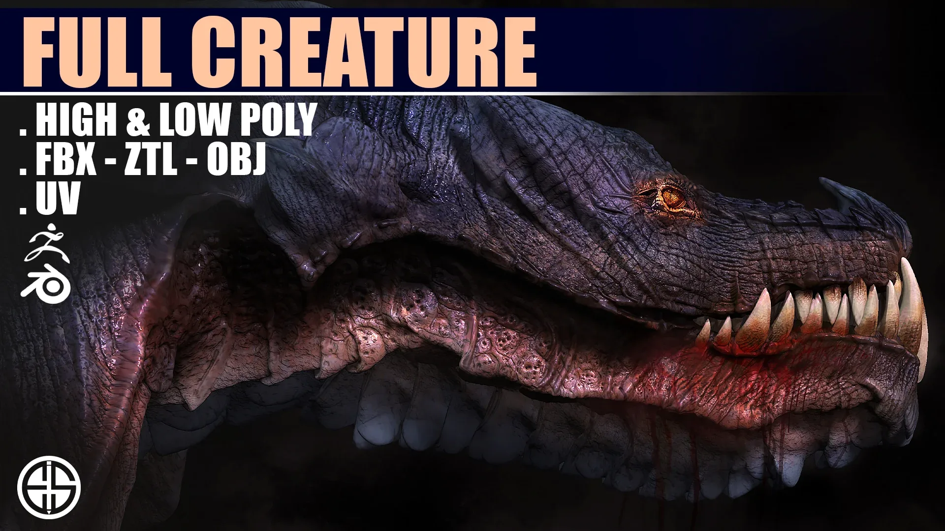 Character Models and Creatures - Sci-Fi Animals - Character & Creature