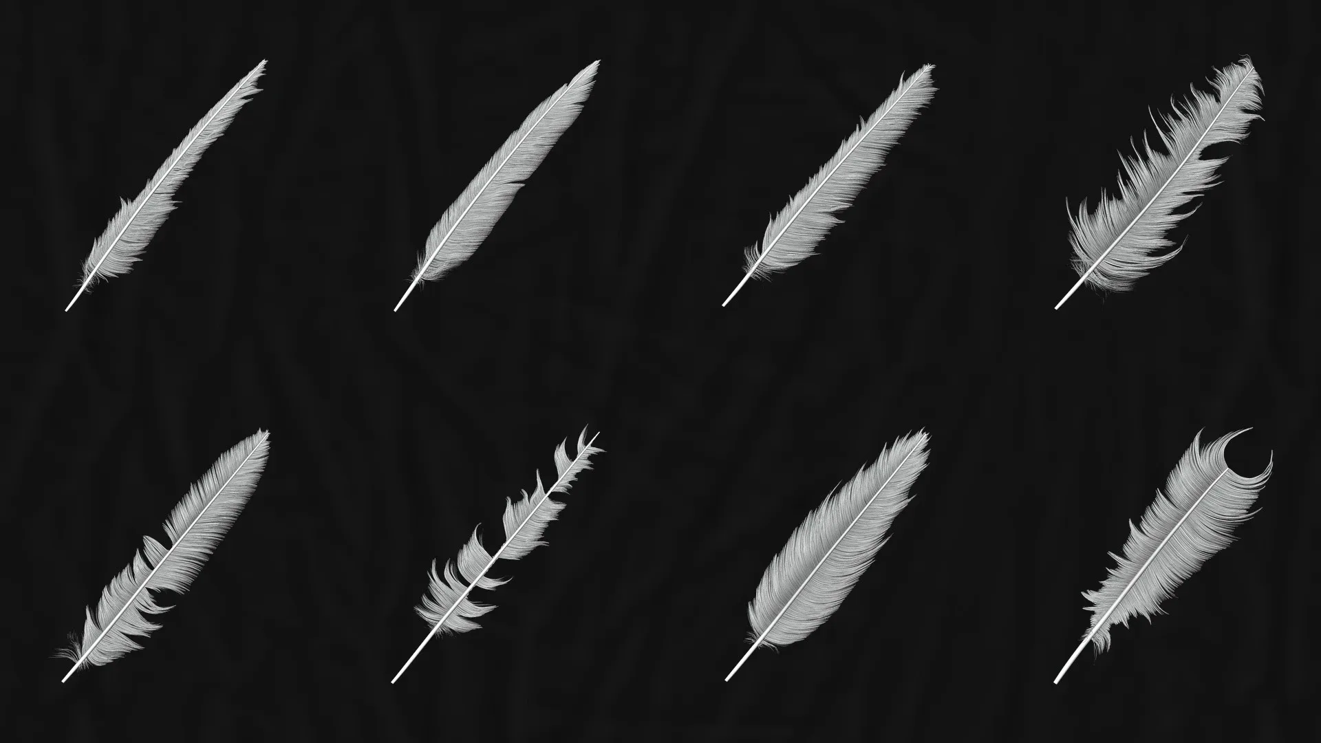 FEATHER TOOL - 4K PBR Tex & Easy Feather Creator For Substance Painter