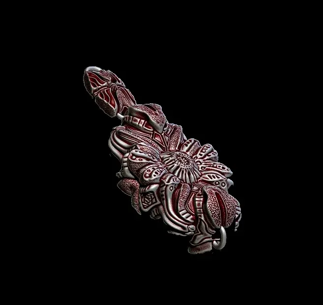 Engraved Antique Bracelet 3d Model