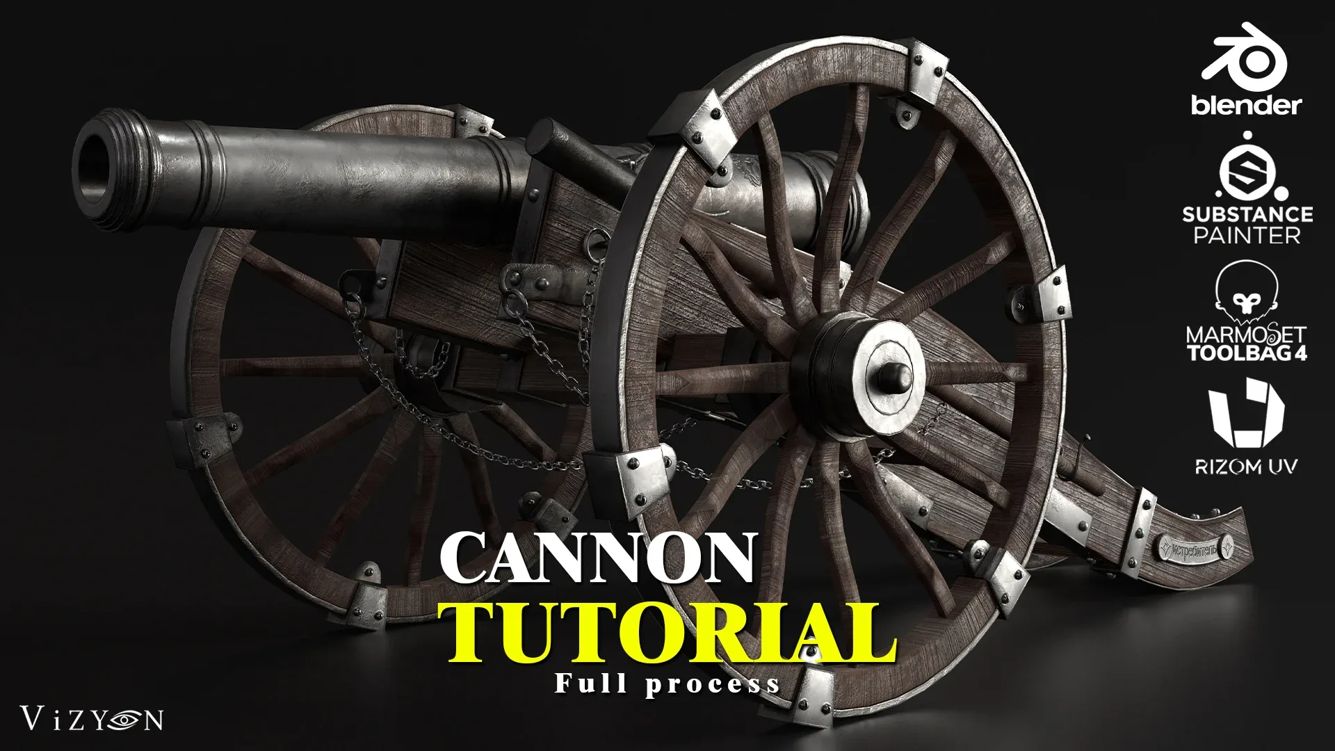 Cannon / 3D Model + Full Tutorial