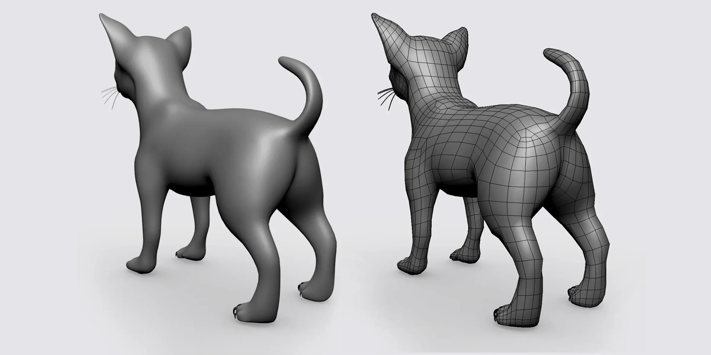 Chihuahua Dog BaseMesh - Topology + UV Map