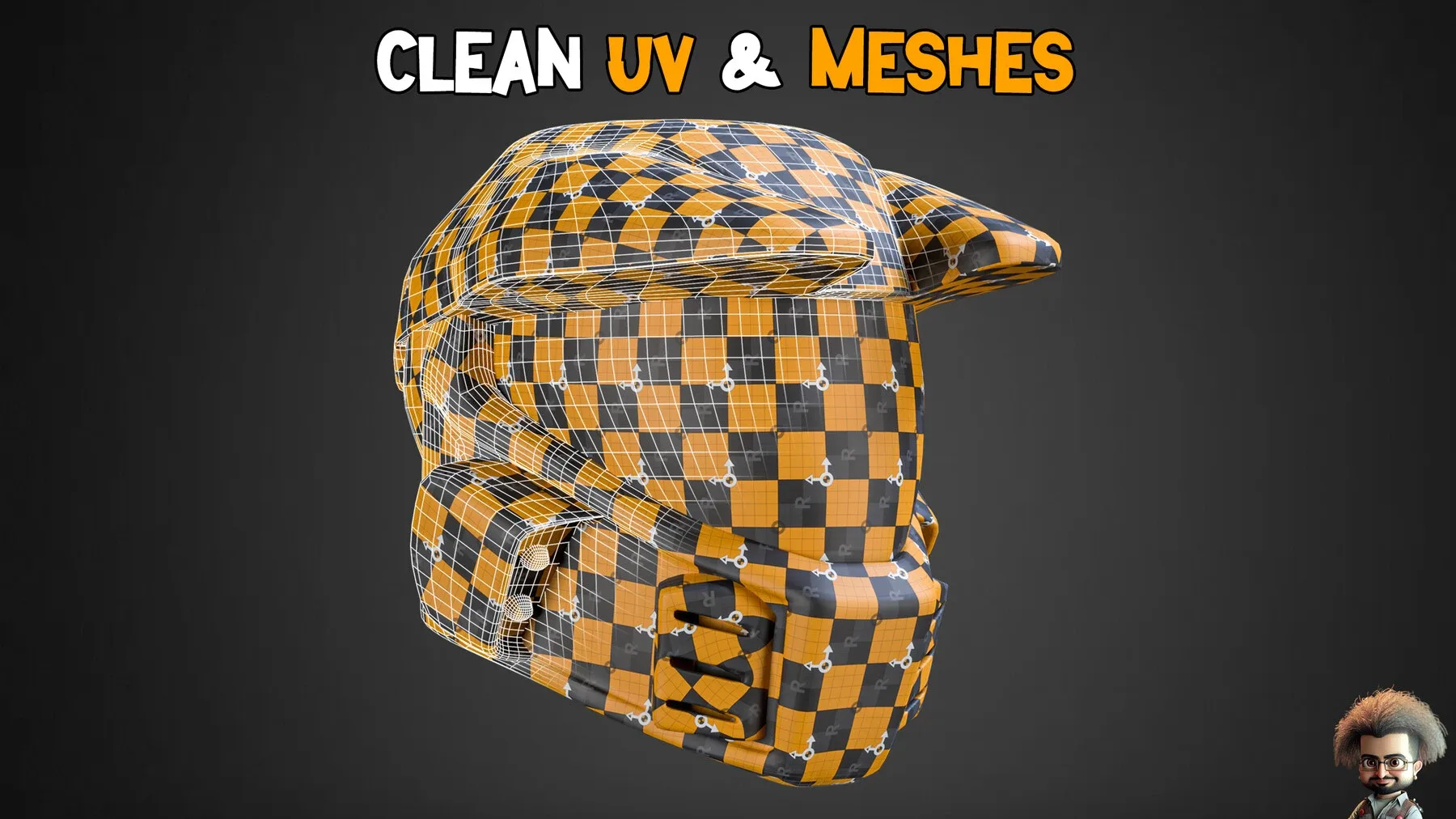 30 Sci-Fi Helmets Base Mesh + Textures