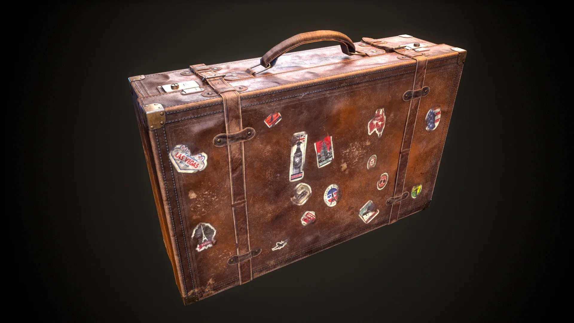 Leather SuitCase