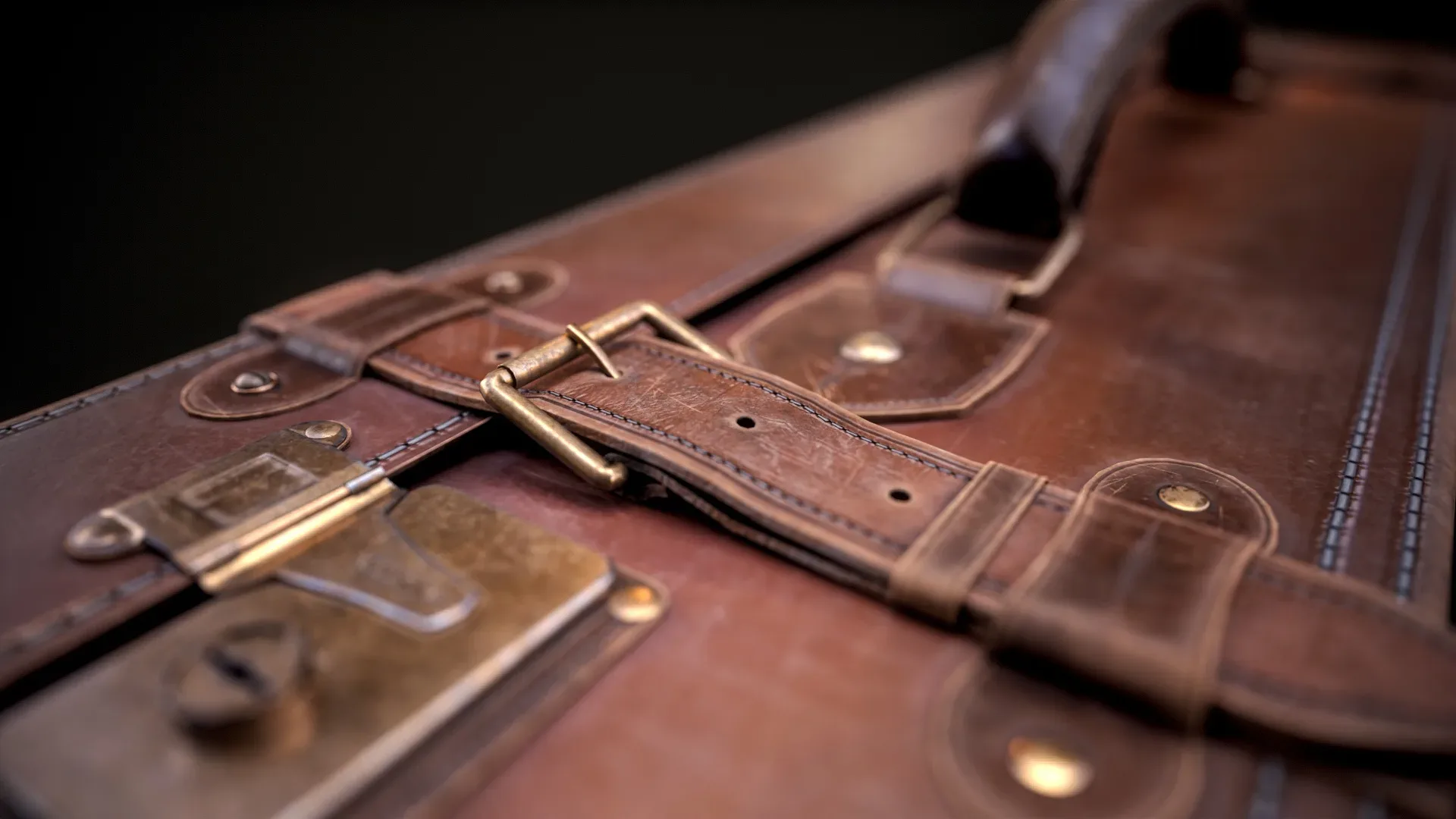 Leather SuitCase