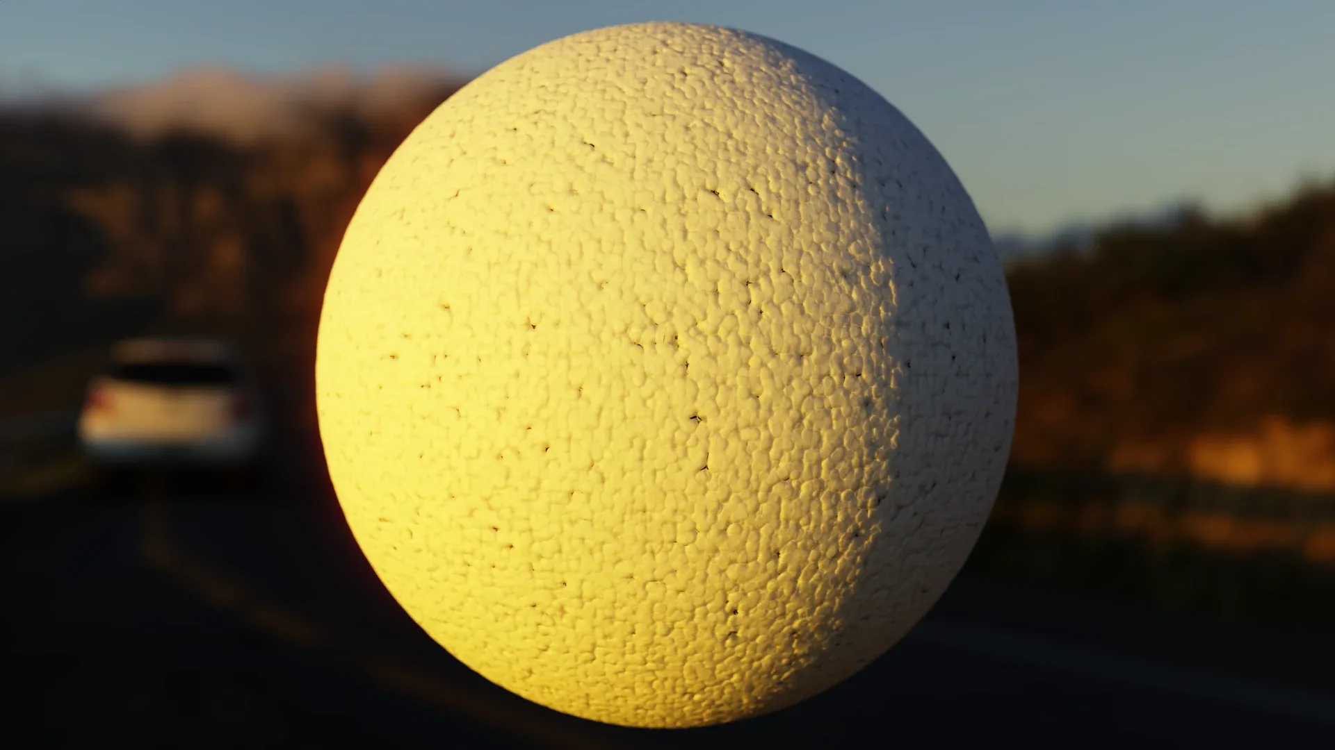 Procedural Styrofoam Material