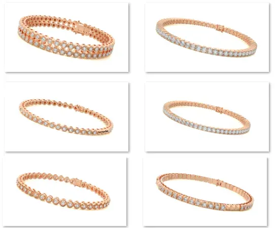 8 Tennis Bracelets Pack