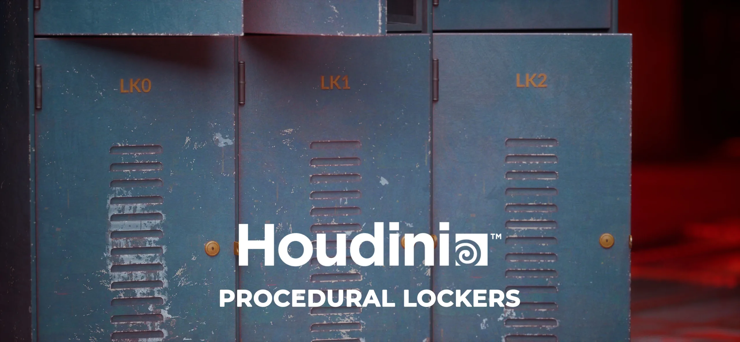 Houdini Tutorial Procedural Lockers