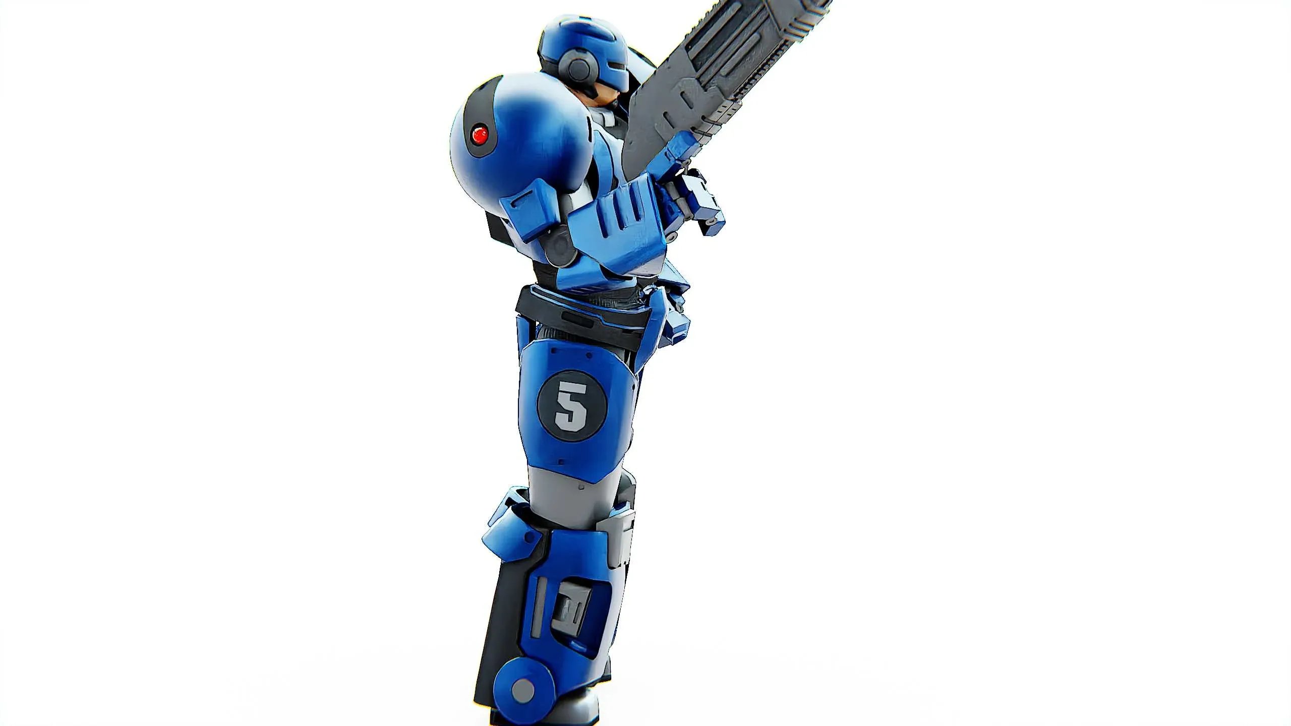 CYBER COP C-200  Auto-Rig Pro Rigged For Mixamo, Unreal Engine, Unity