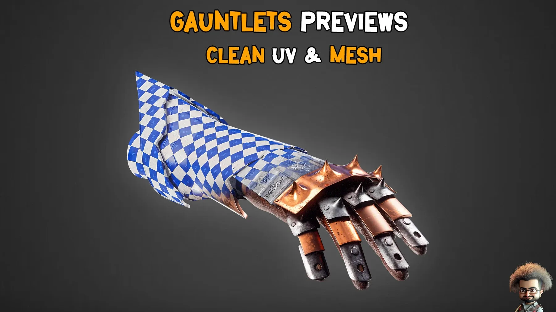 20 Gauntlets Armor + Texture(Unreal)