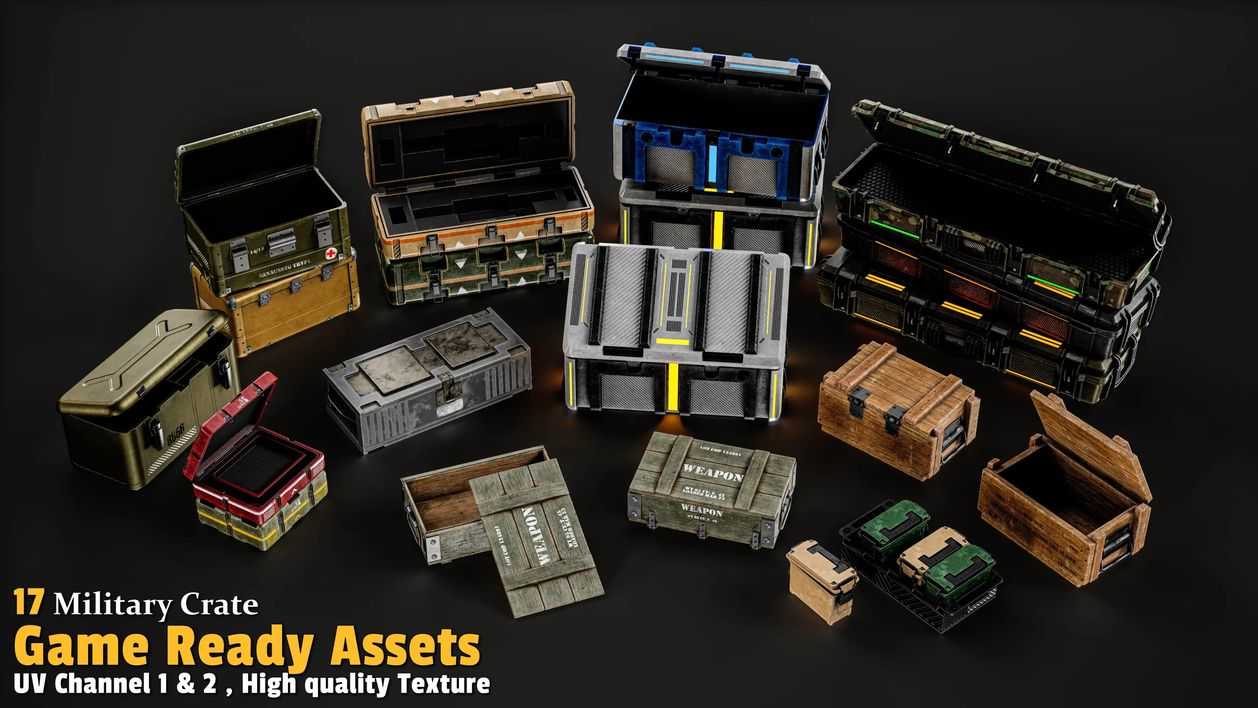 17 Crate -Game Asset