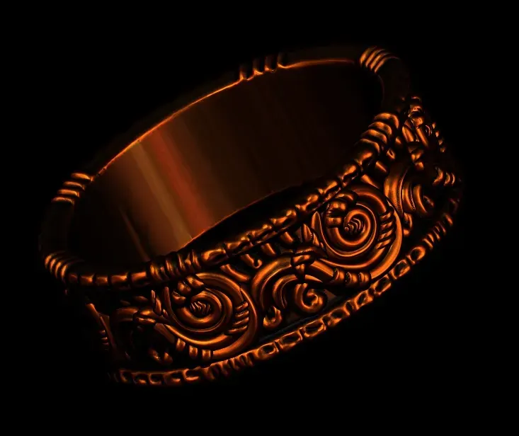 Stylish Ornament Ring