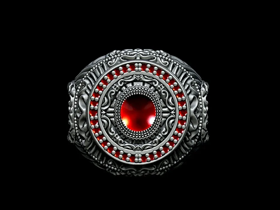 Designer Ornament Ring 201