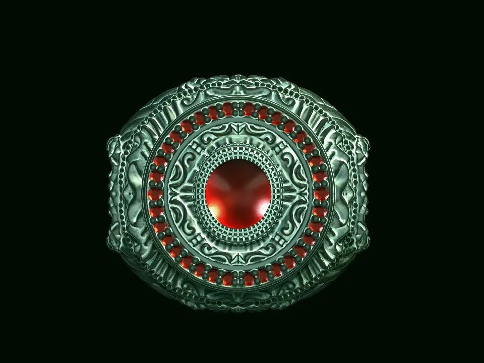 Designer Ornament Ring 201