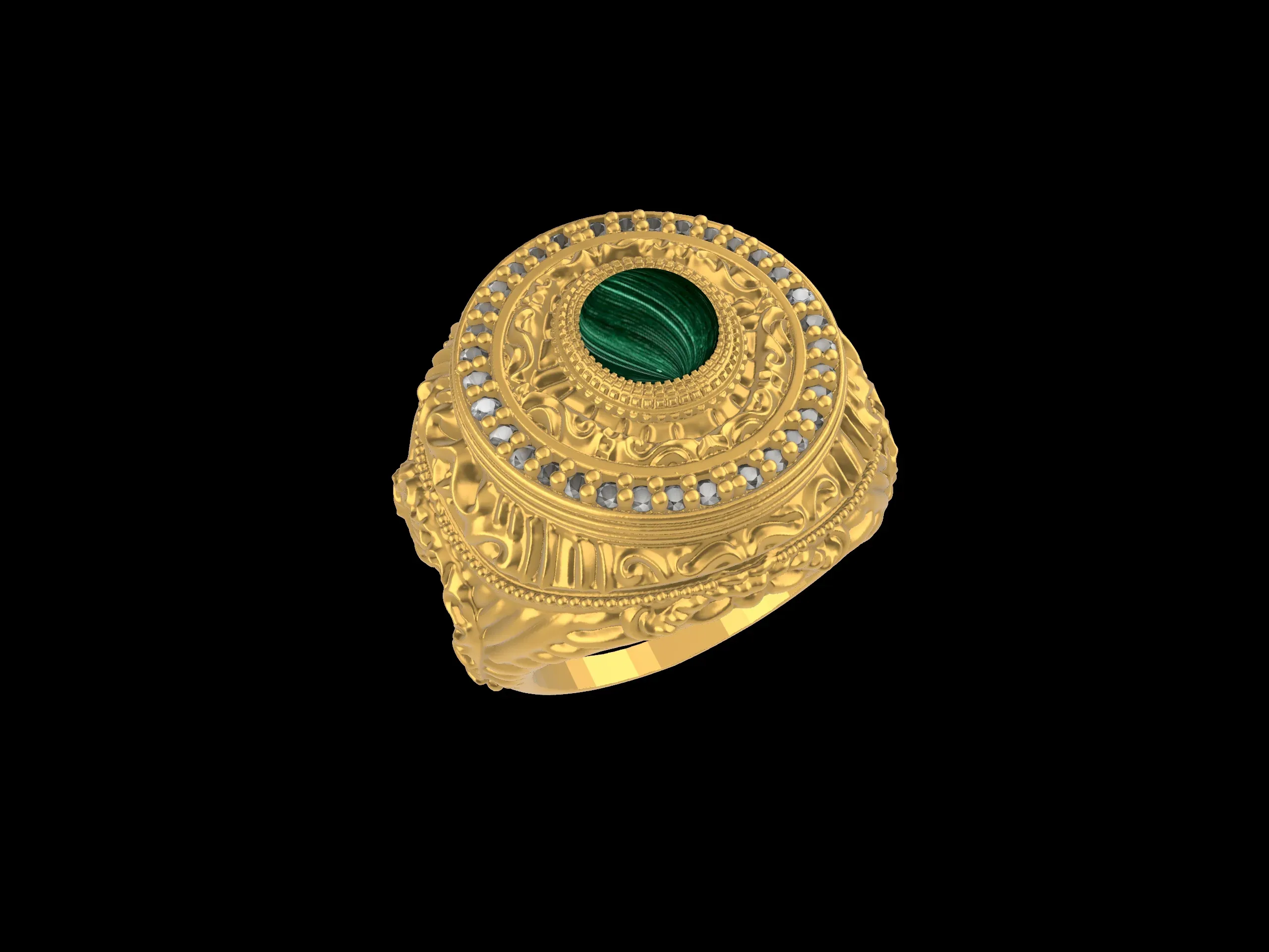 Designer Ornament Ring 201