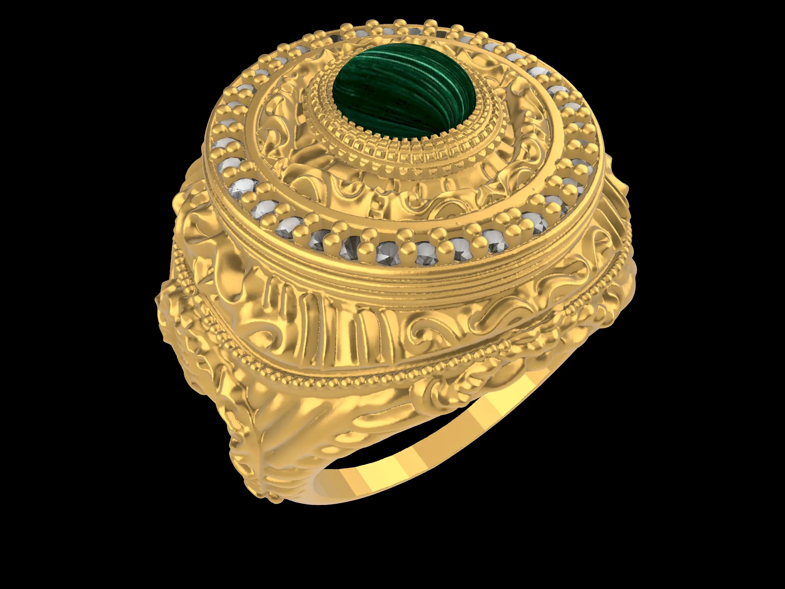 Designer Ornament Ring 201