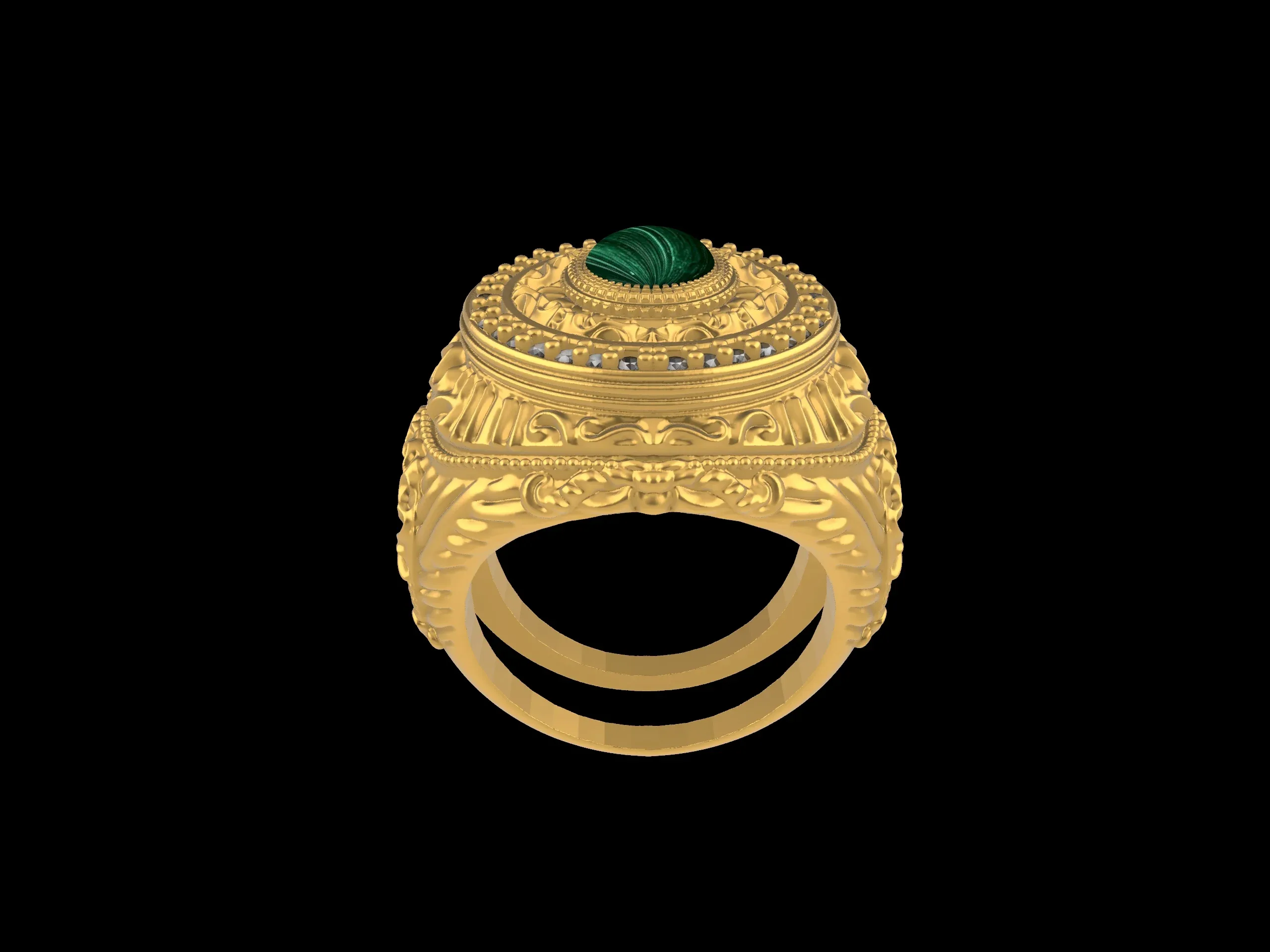 Designer Ornament Ring 201