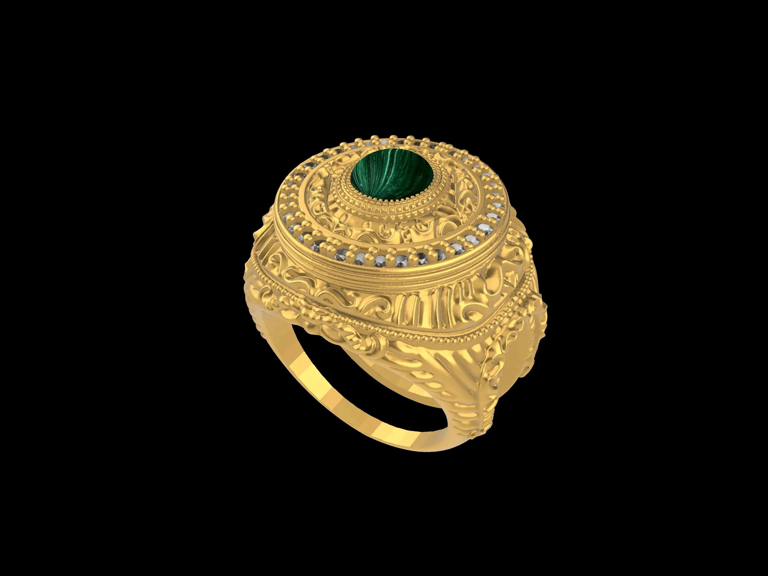 Designer Ornament Ring 201