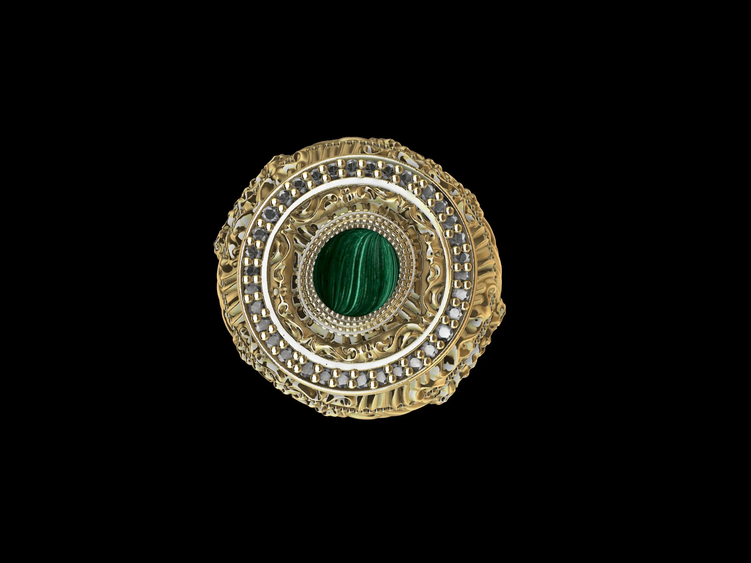 Designer Ornament Ring 201