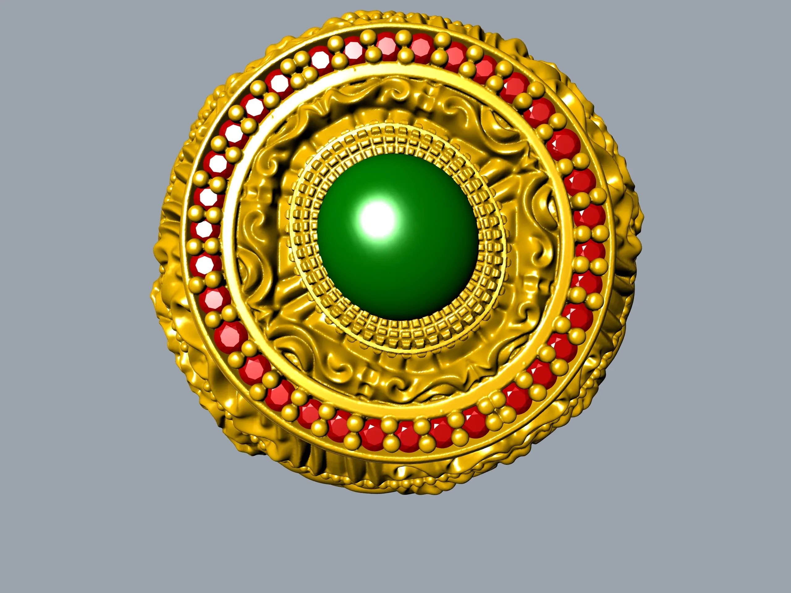 Designer Ornament Ring 201