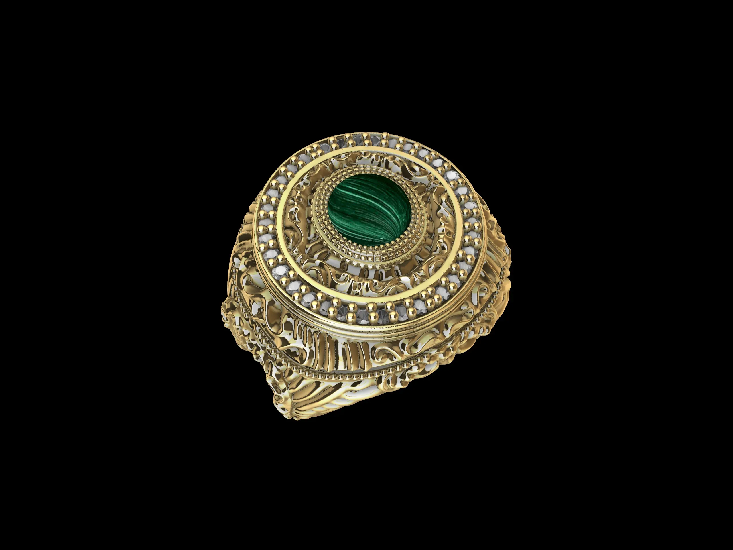 Designer Ornament Ring 201