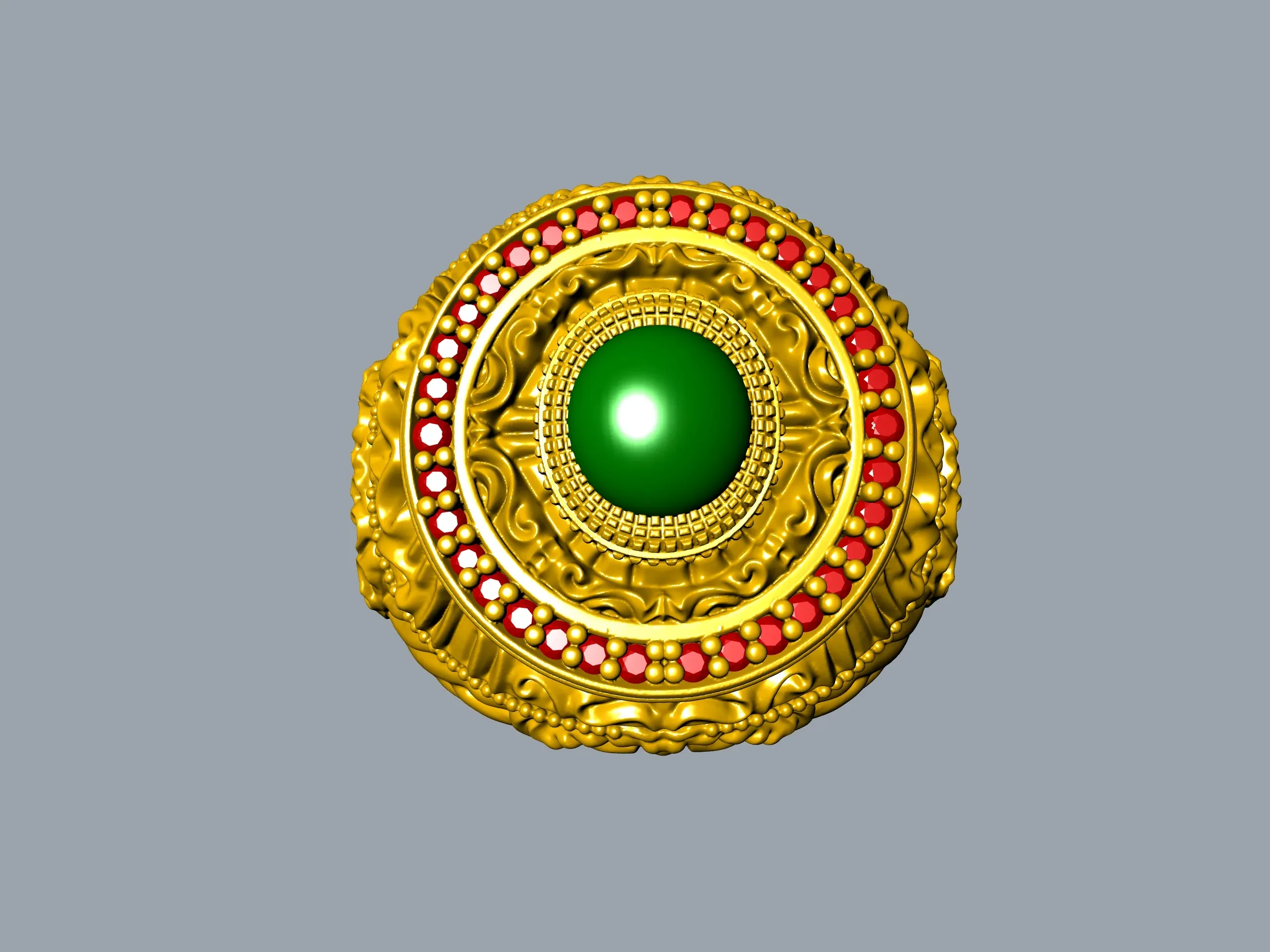 Designer Ornament Ring 201