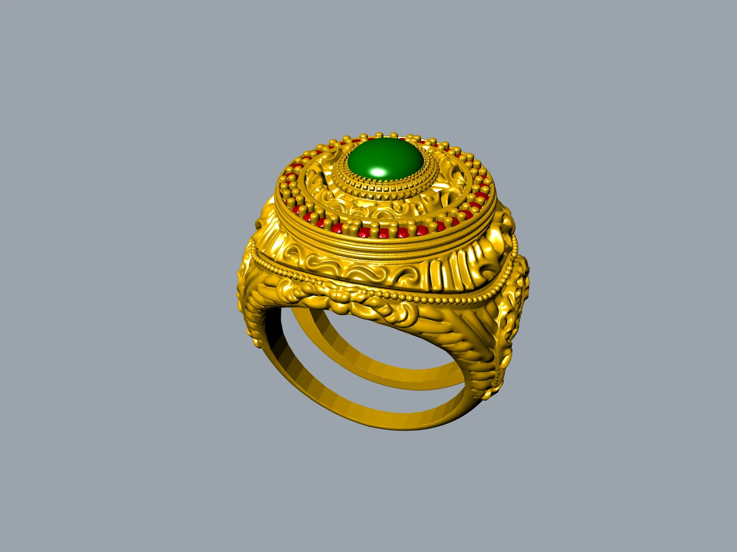 Designer Ornament Ring 201