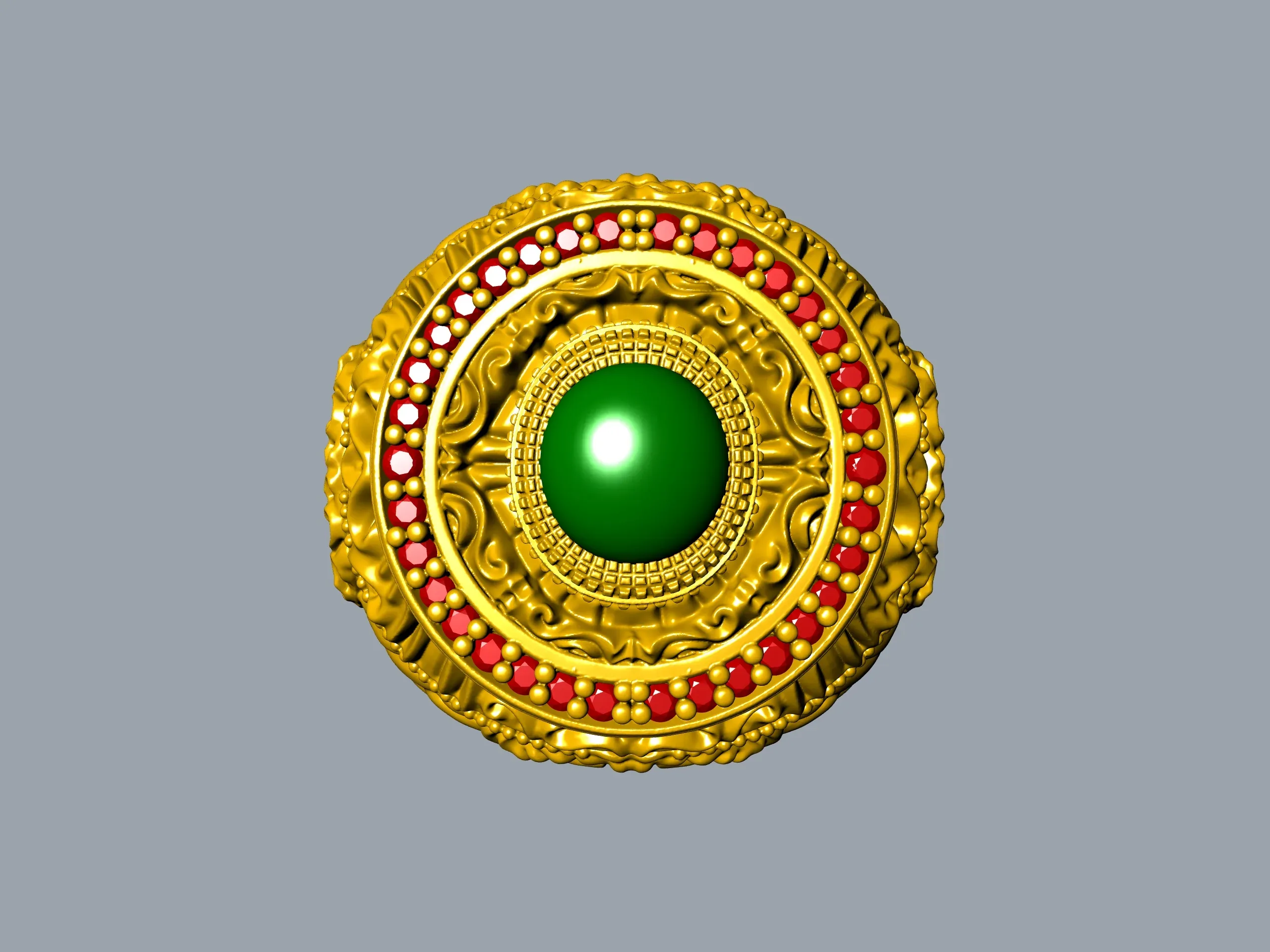 Designer Ornament Ring 201