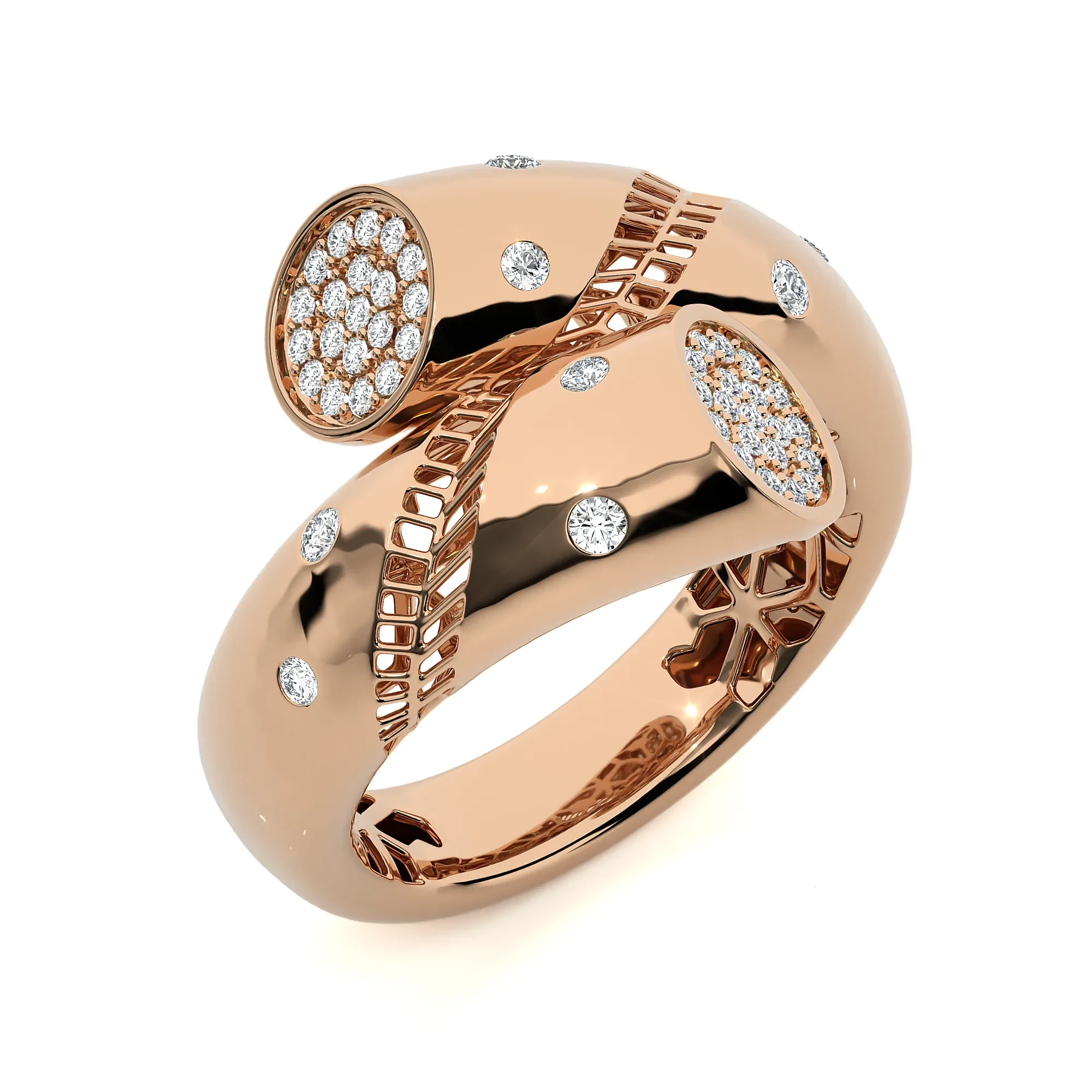 124 Bi Head Diamond Rings