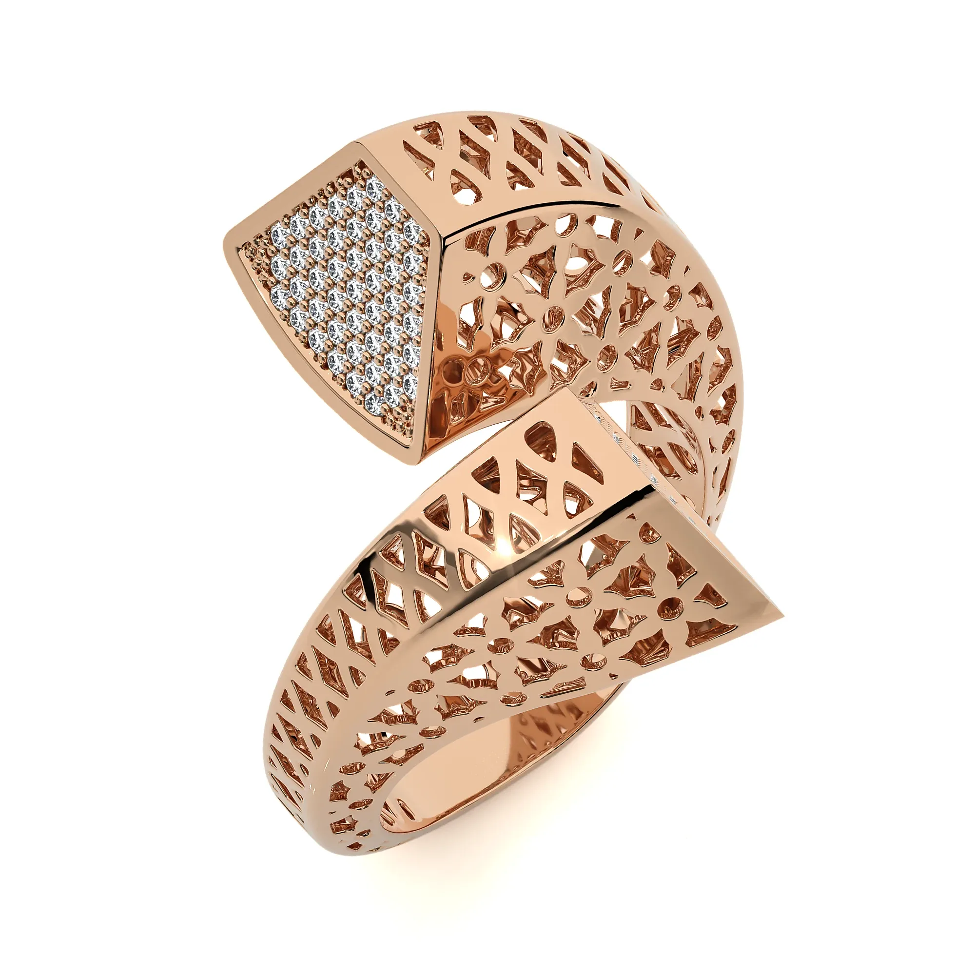 124 Bi Head Diamond Rings