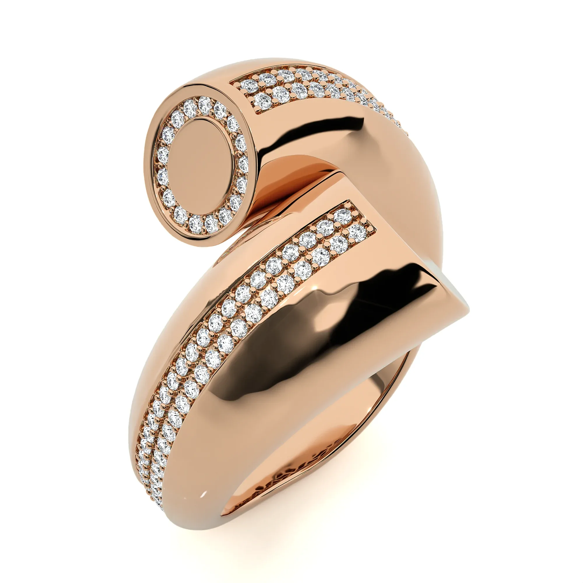 124 Bi Head Diamond Rings