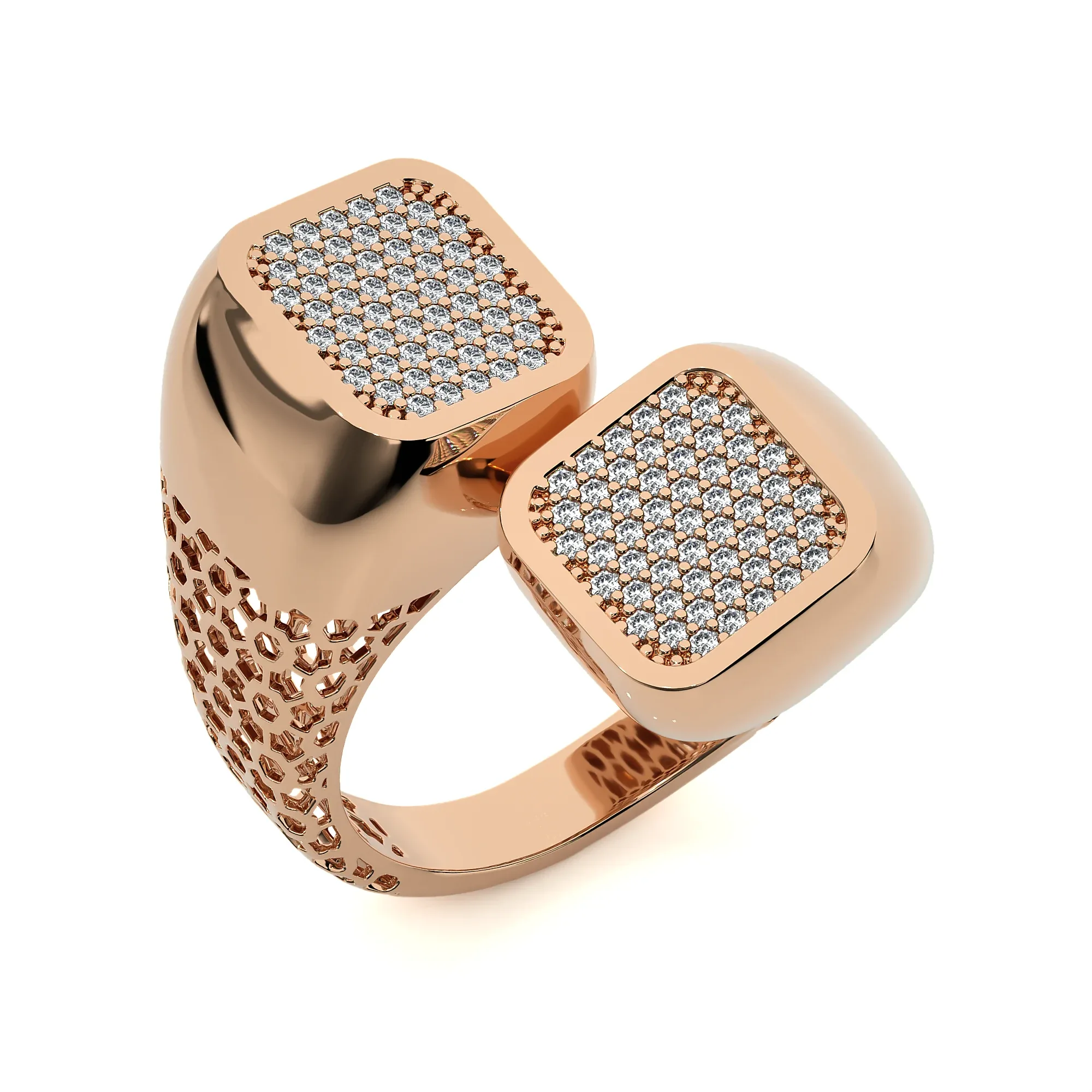 124 Bi Head Diamond Rings