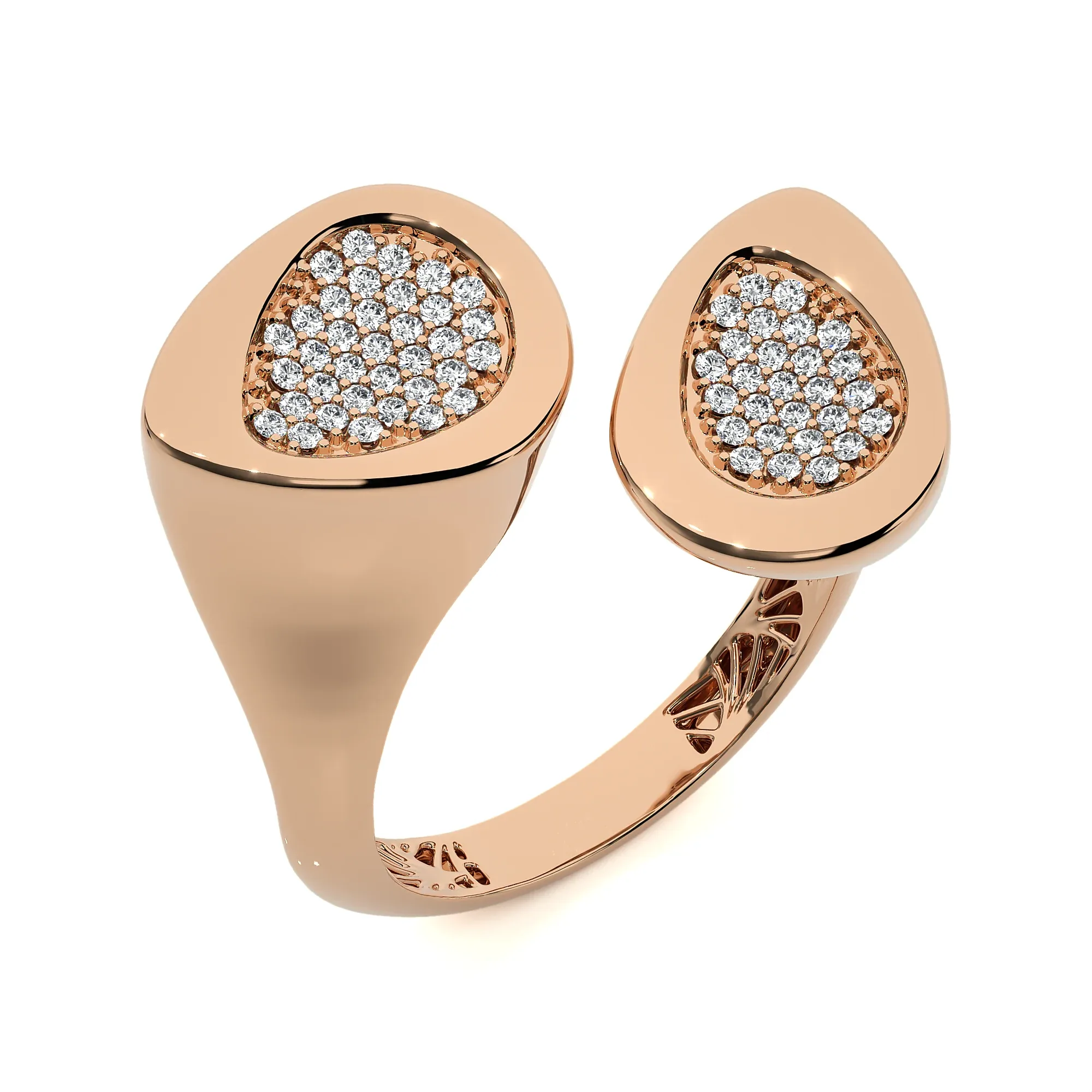 124 Bi Head Diamond Rings