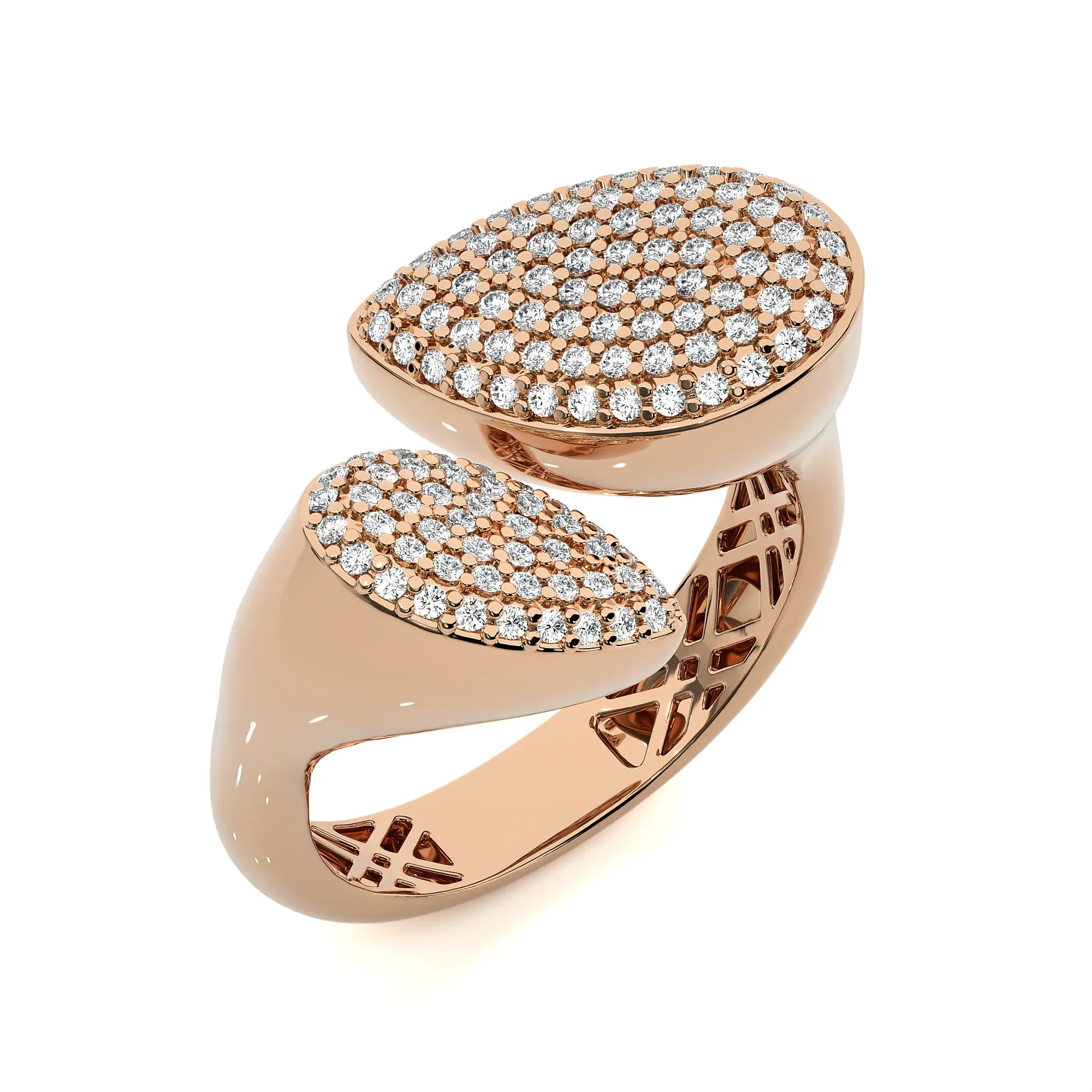 124 Bi Head Diamond Rings