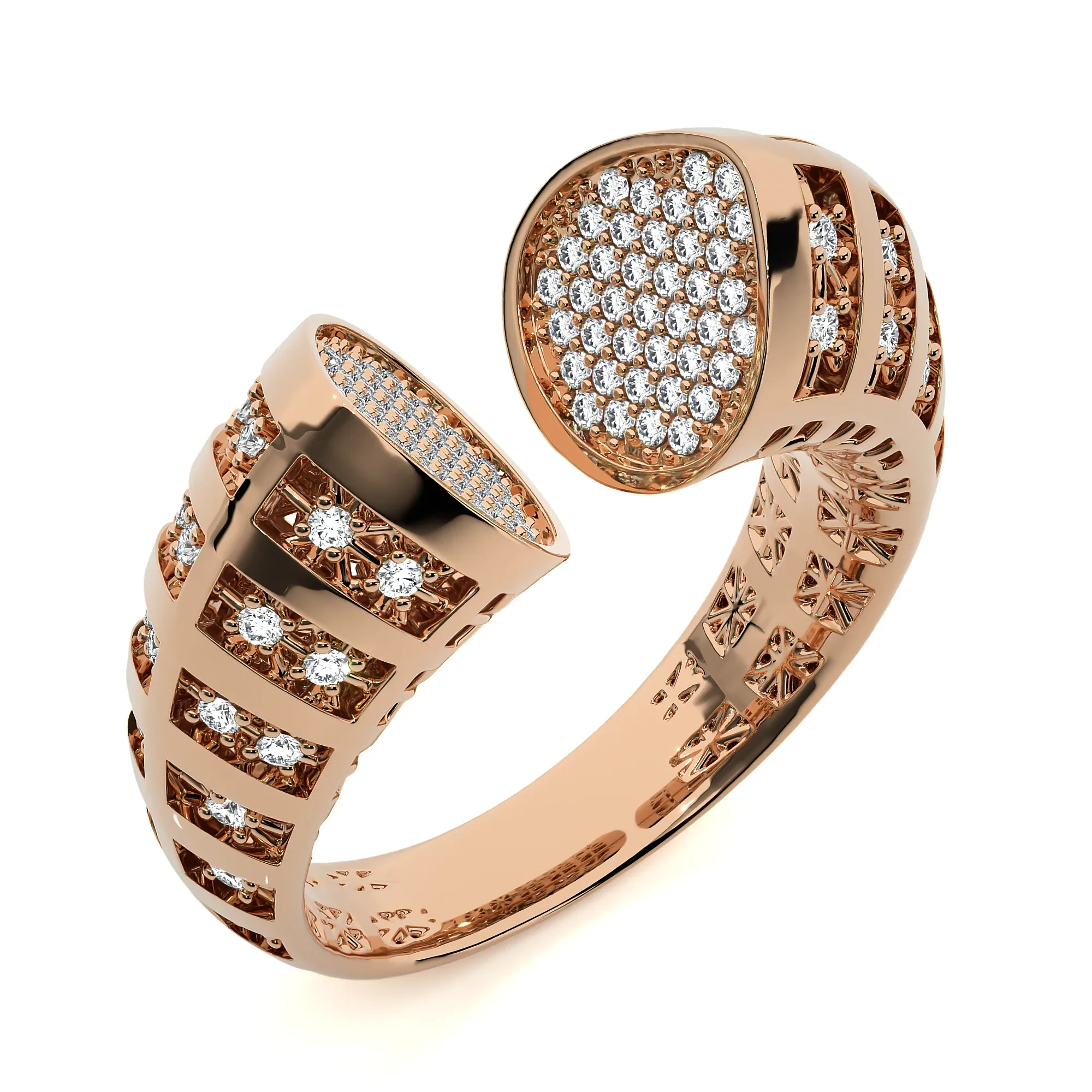 124 Bi Head Diamond Rings