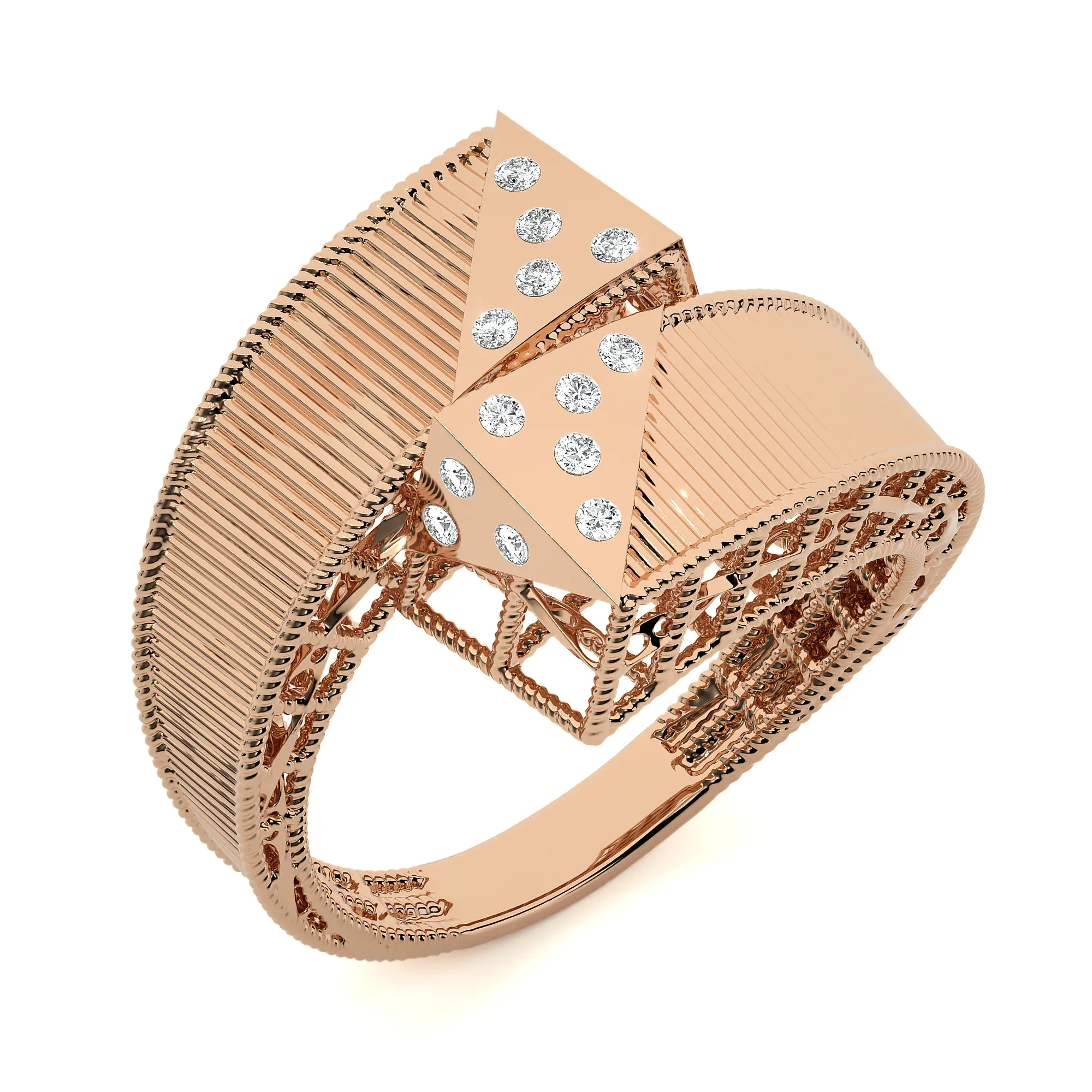 124 Bi Head Diamond Rings