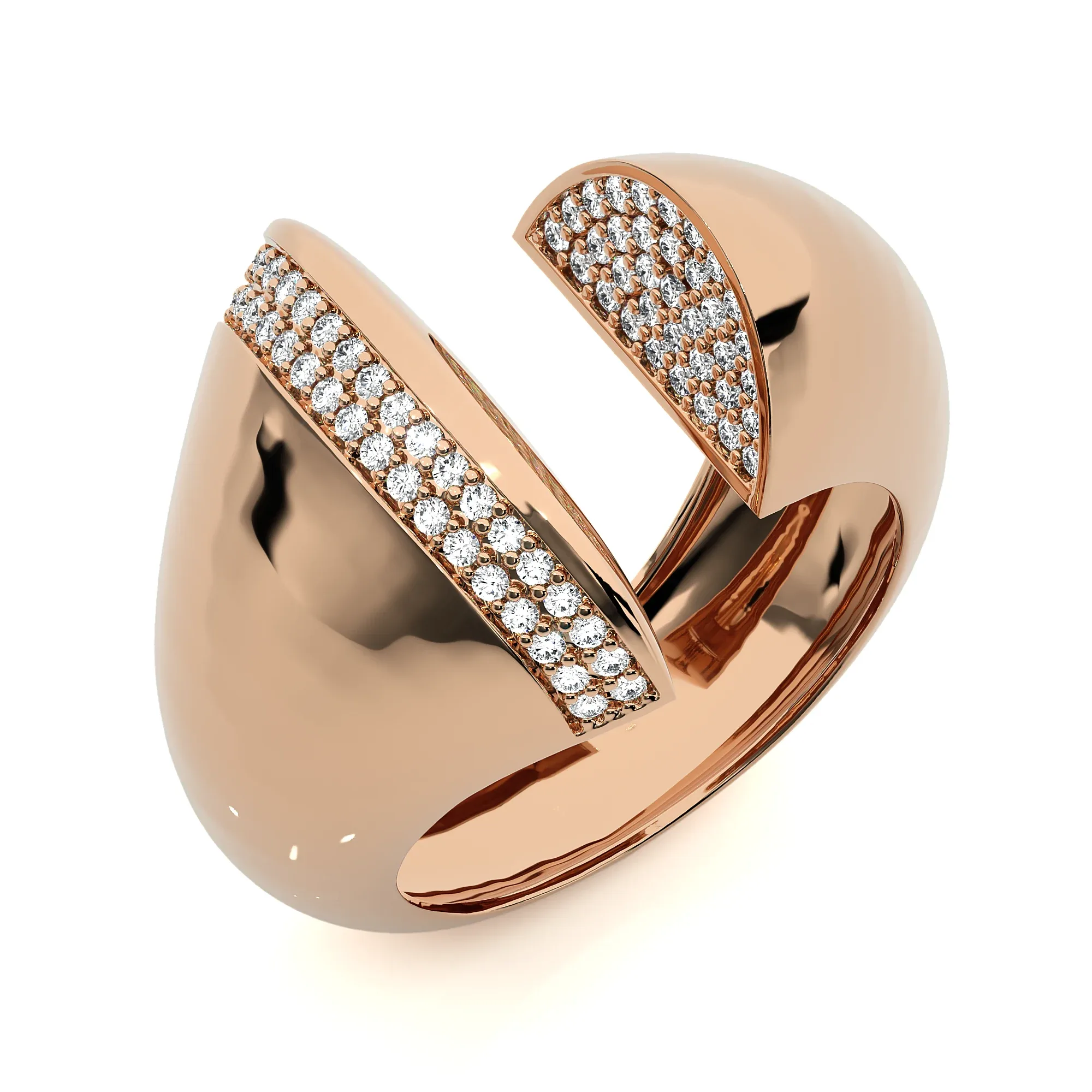 124 Bi Head Diamond Rings