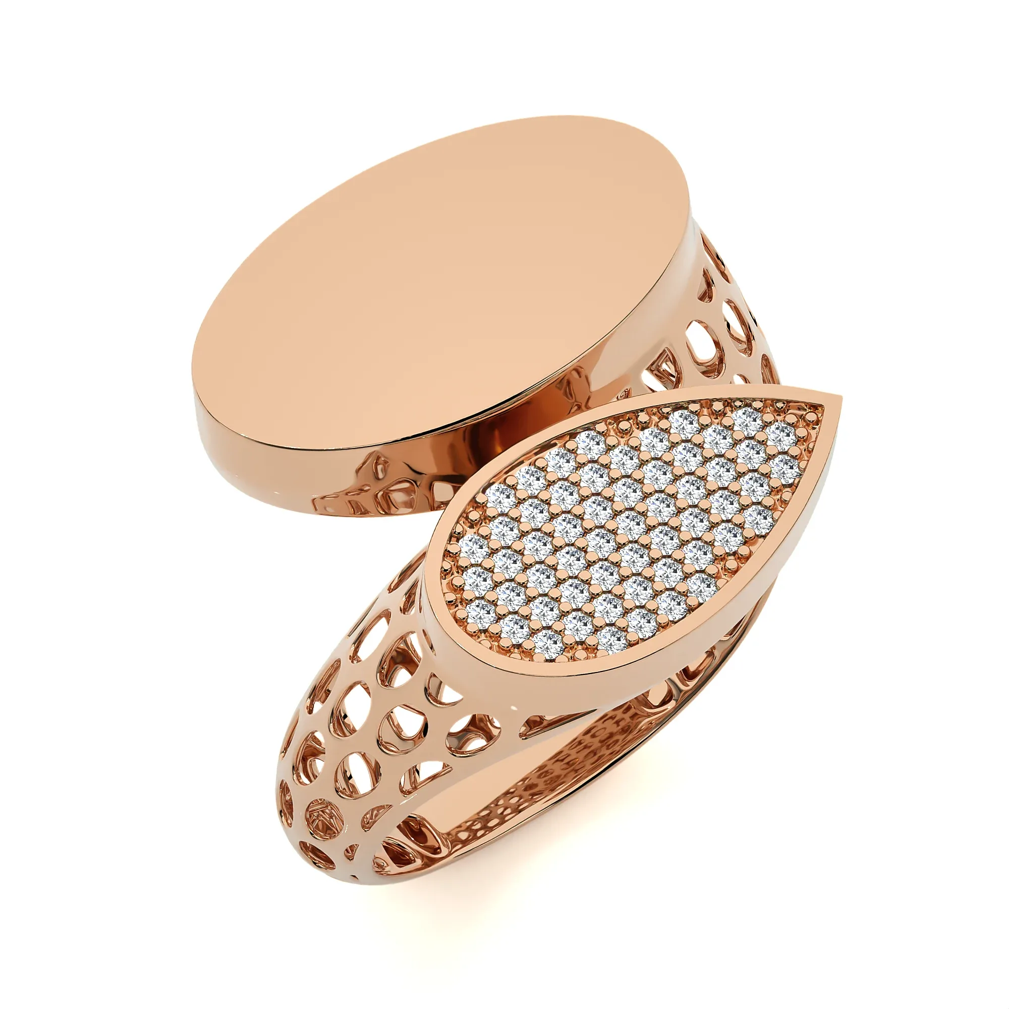 124 Bi Head Diamond Rings
