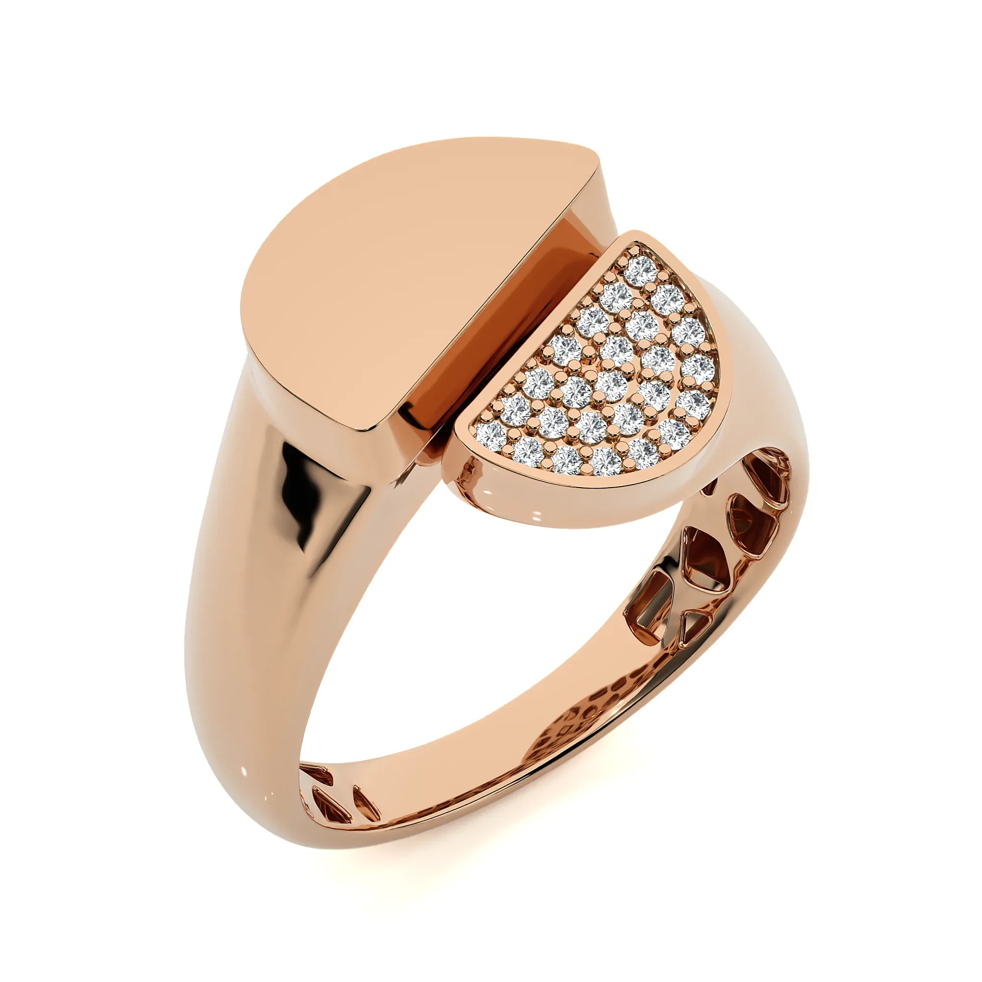 124 Bi Head Diamond Rings