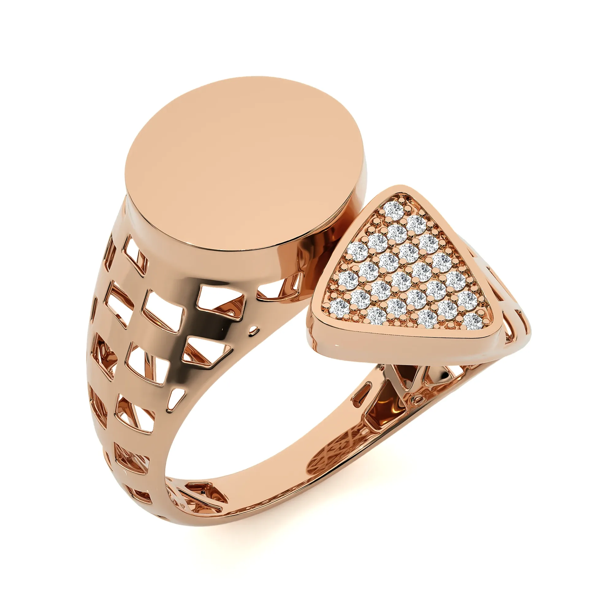 124 Bi Head Diamond Rings