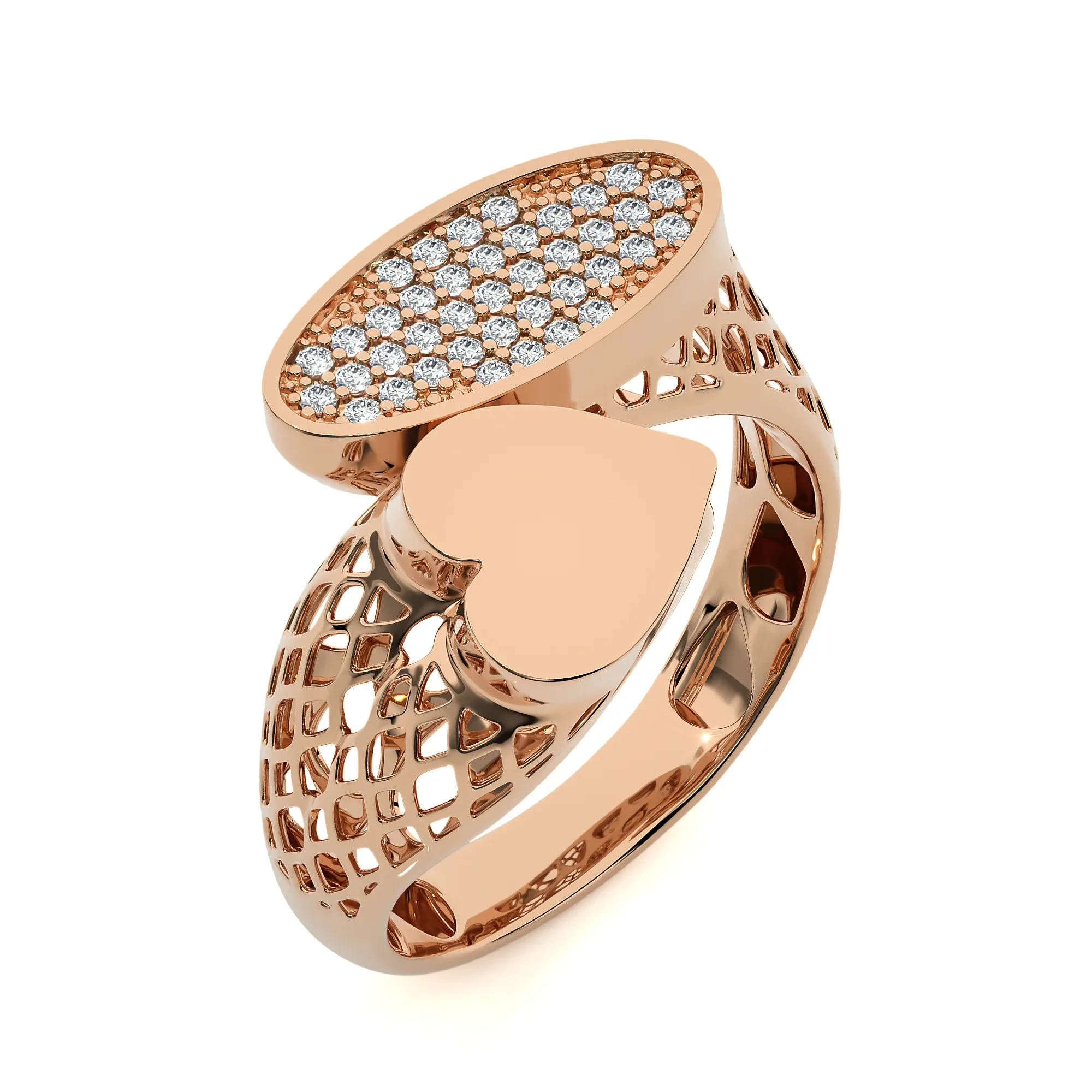 124 Bi Head Diamond Rings