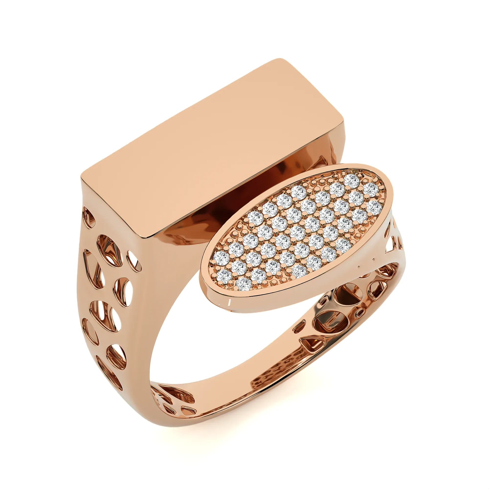 124 Bi Head Diamond Rings