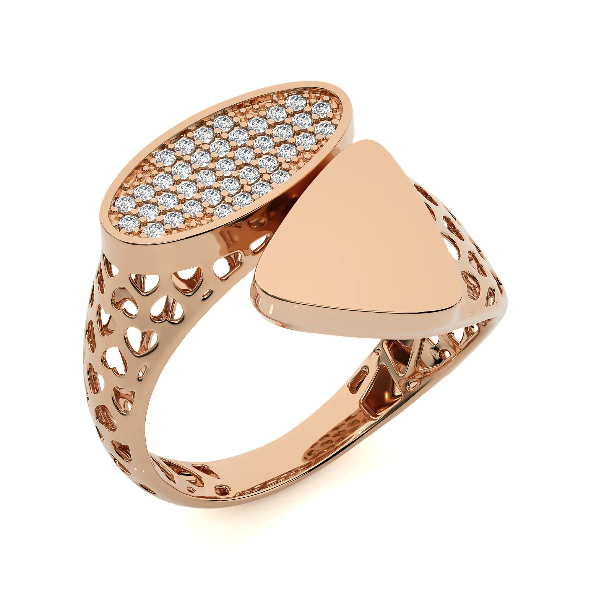124 Bi Head Diamond Rings