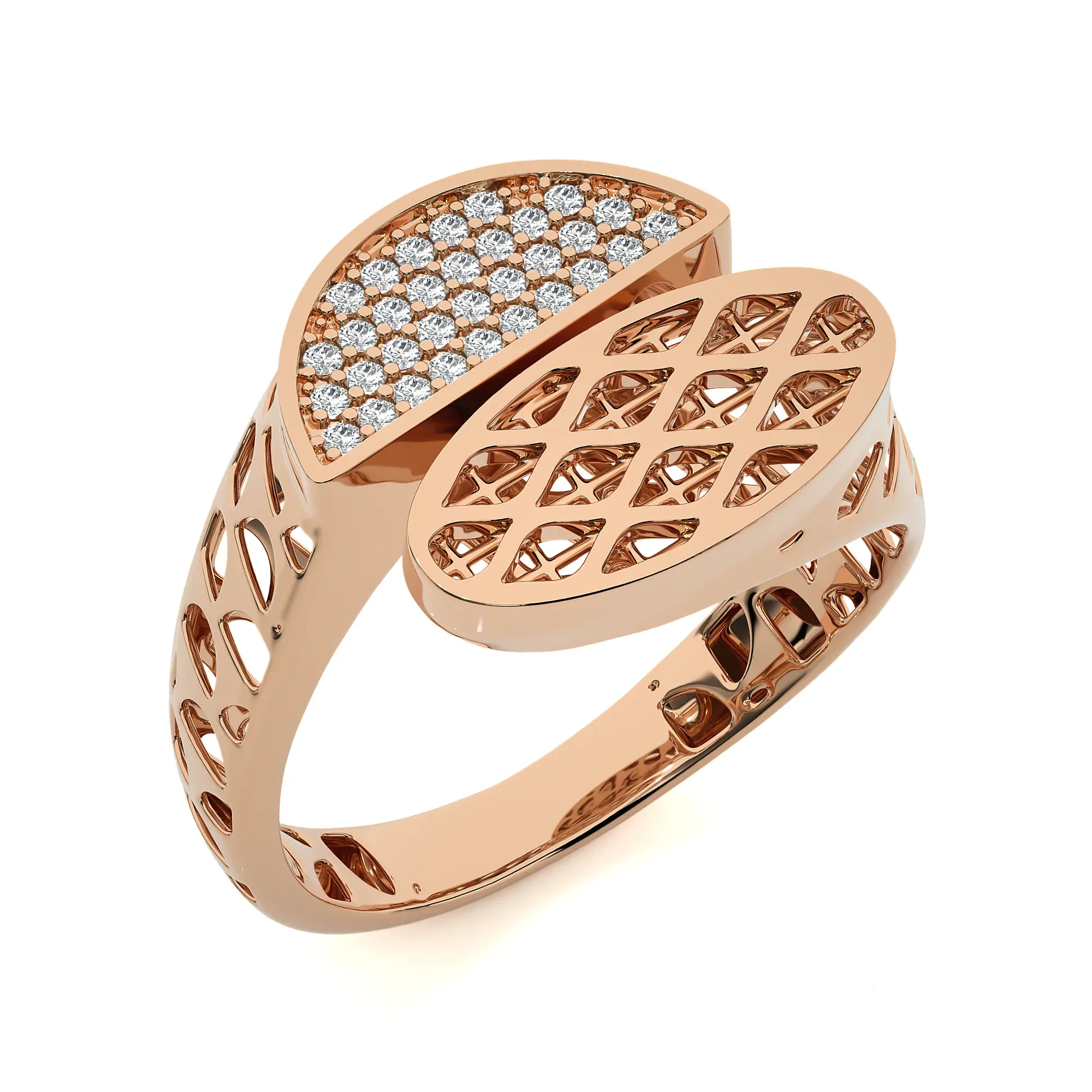 124 Bi Head Diamond Rings