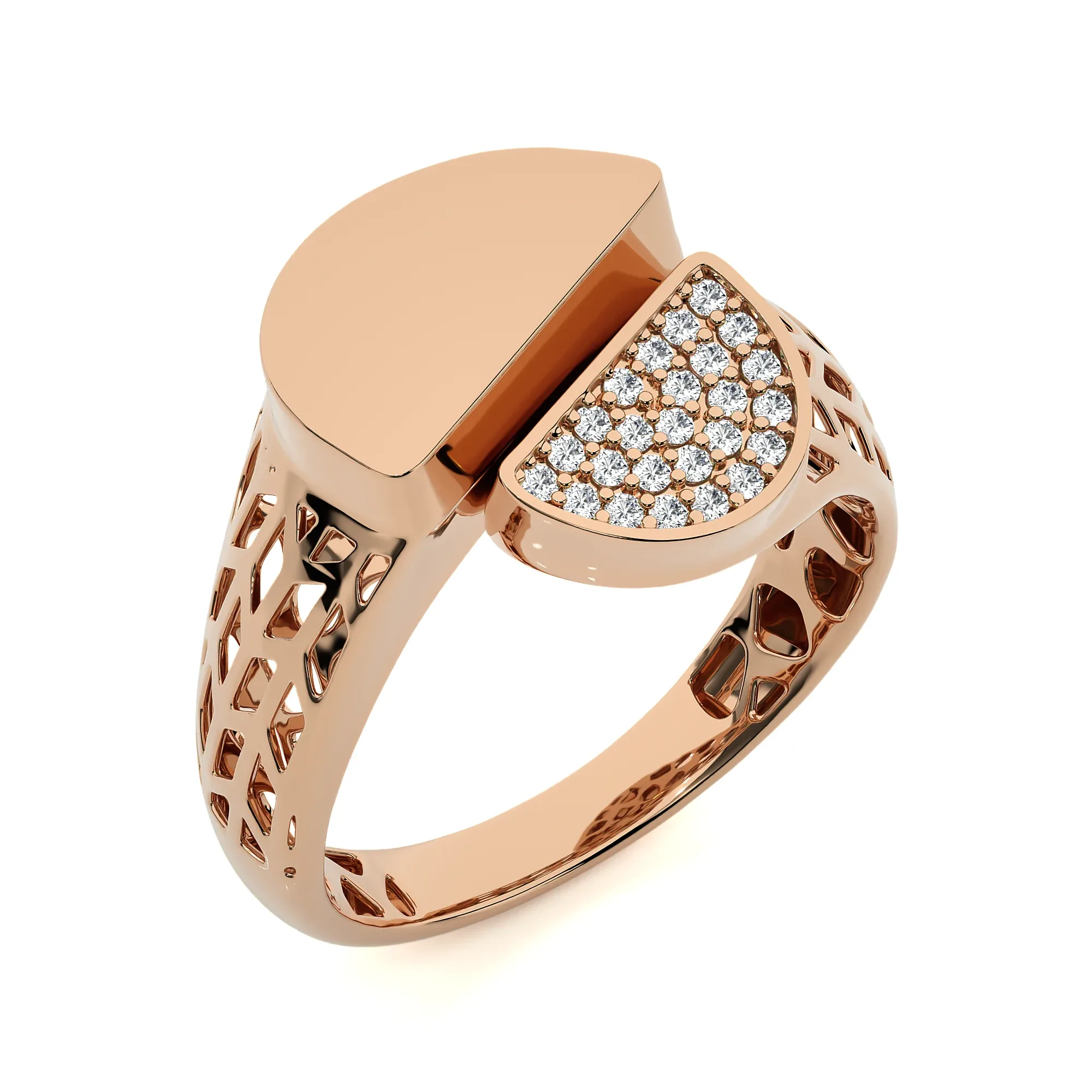 124 Bi Head Diamond Rings