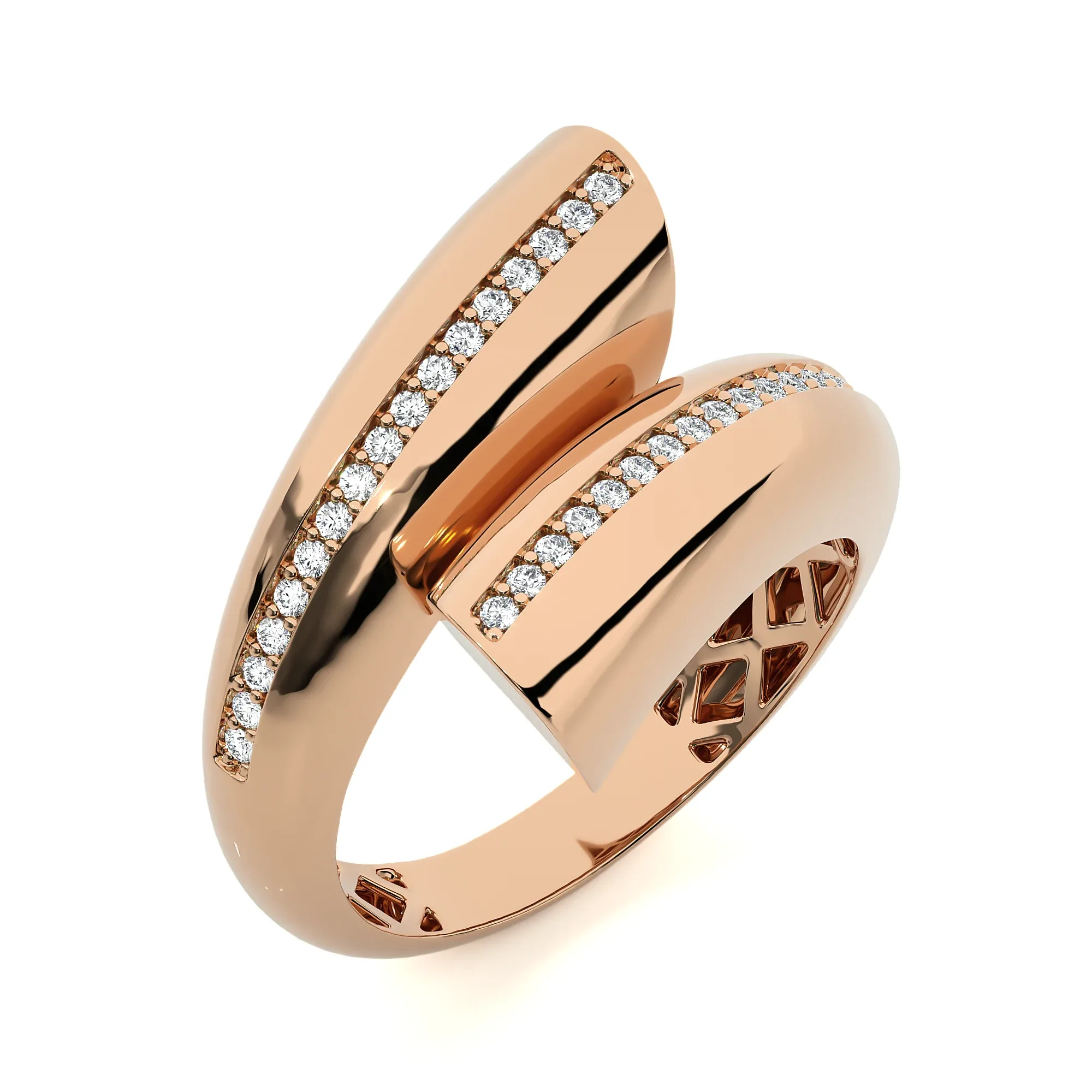124 Bi Head Diamond Rings