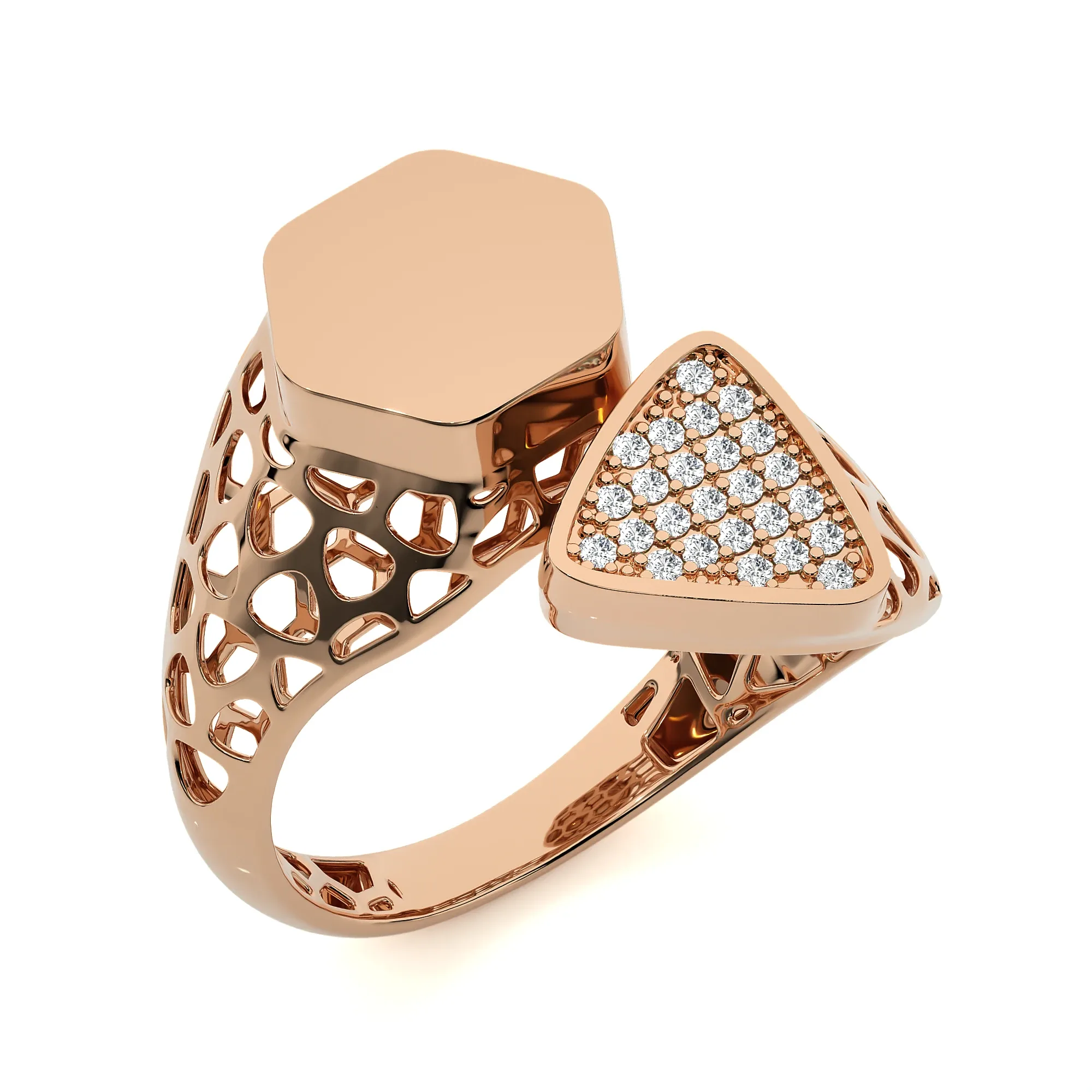 124 Bi Head Diamond Rings