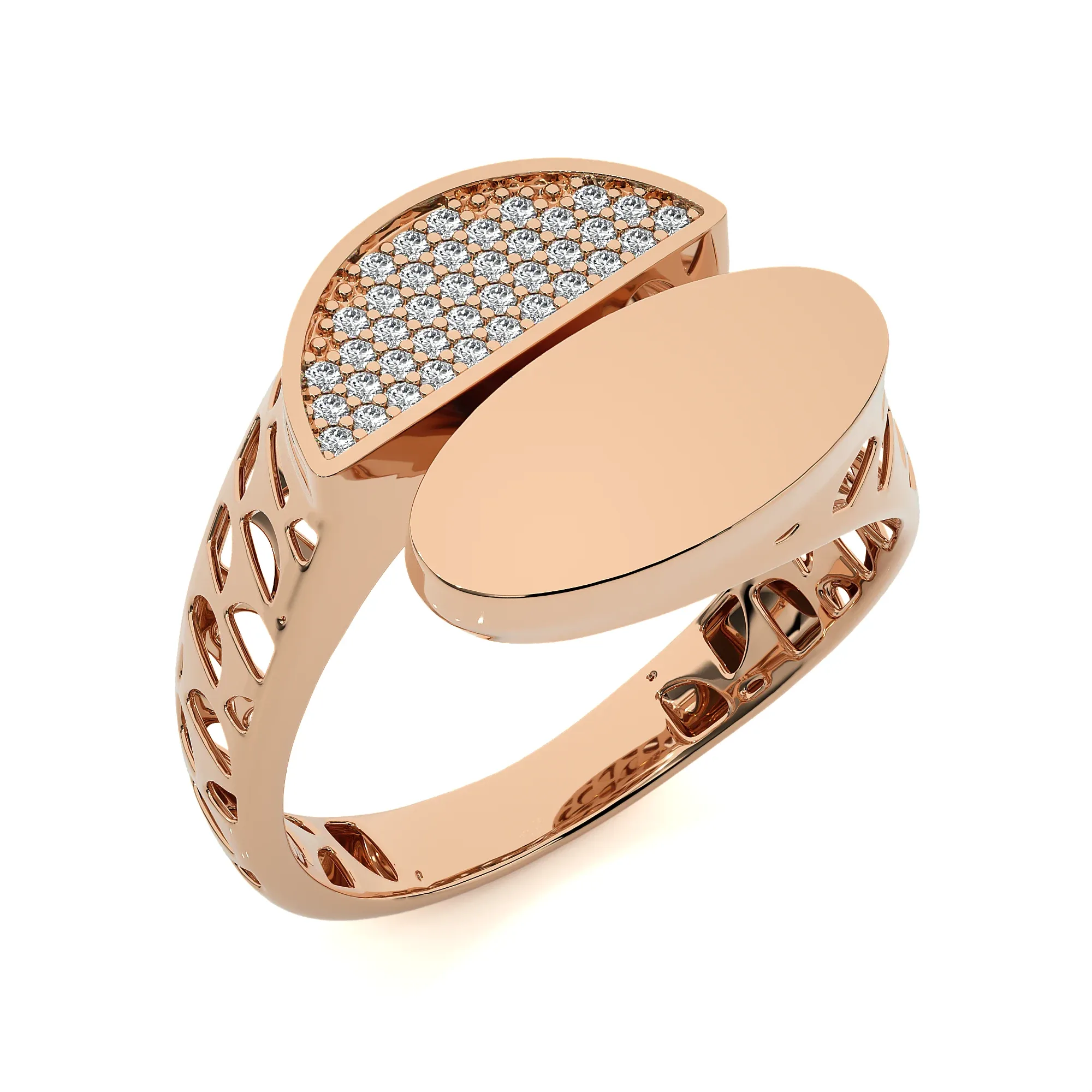 124 Bi Head Diamond Rings